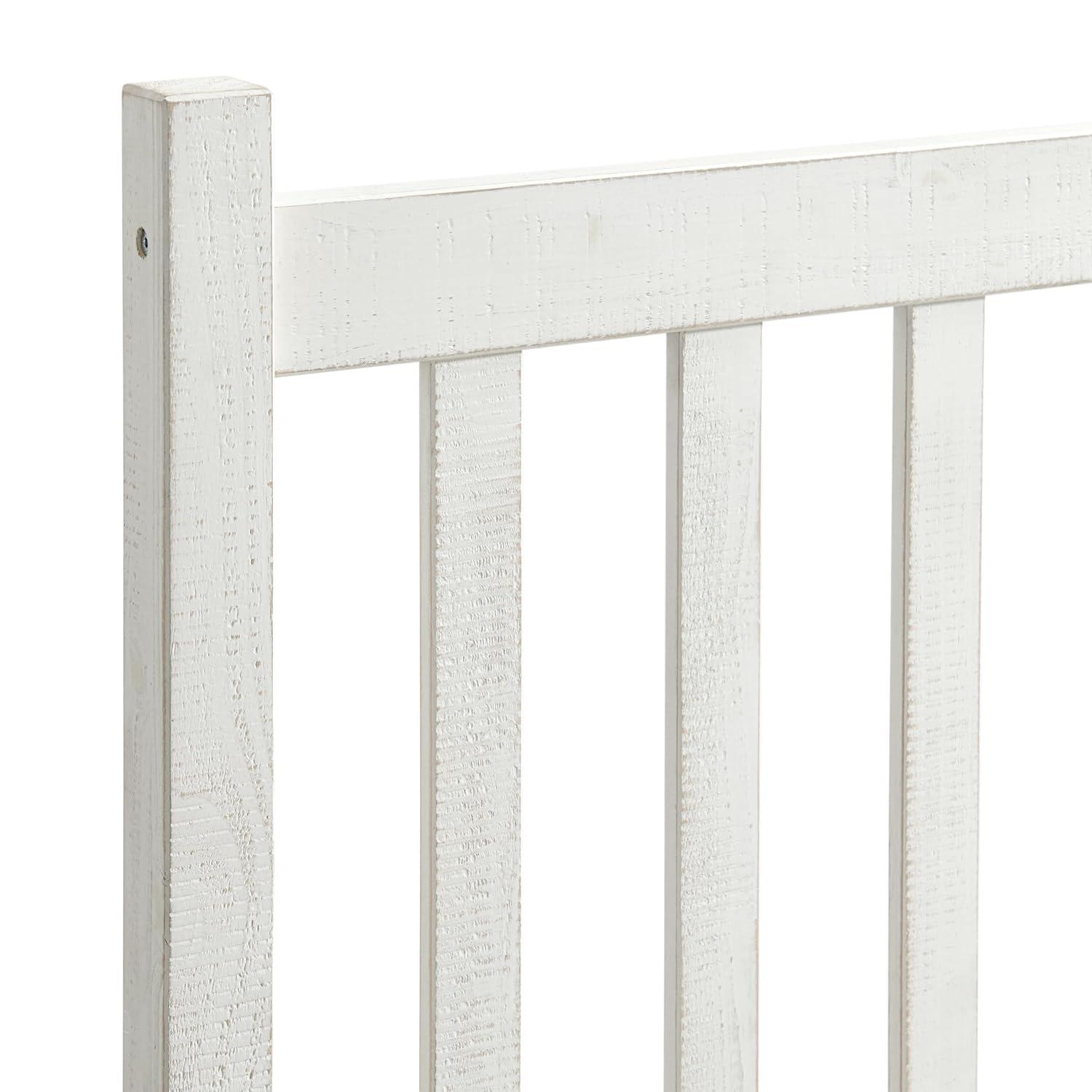Alaterre Windsor Twin Wooden Weathered Beachhouse Farmhouse Industrial Bohemian Style Bed