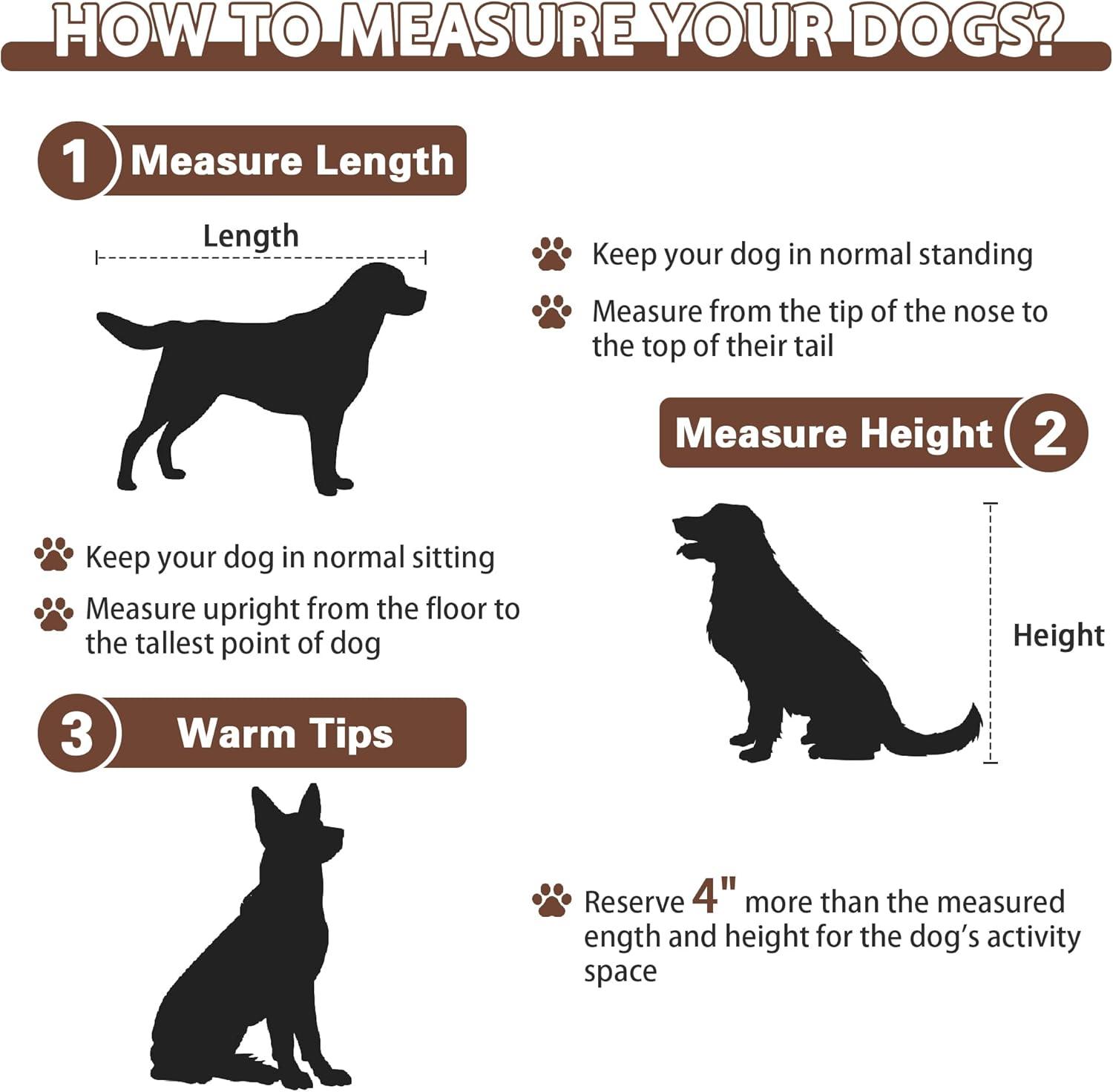 Tucker Murphy Pet™ Large Dog Crate Furniture for 2 Dogs, 71.6'' Steel Frame Dog Crate with Double Doors, Heavy Sturdy Dog Kennel