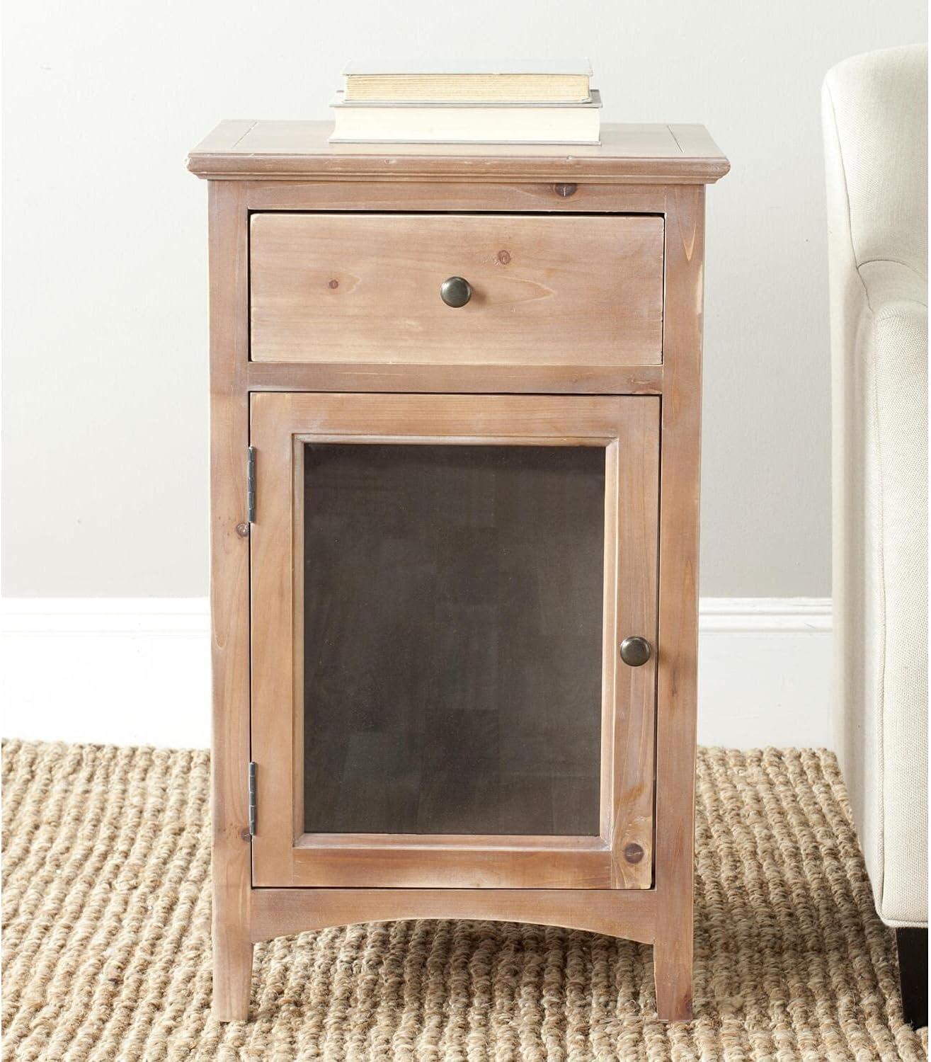 Ziva 1 Drawer Nightstand  - Safavieh