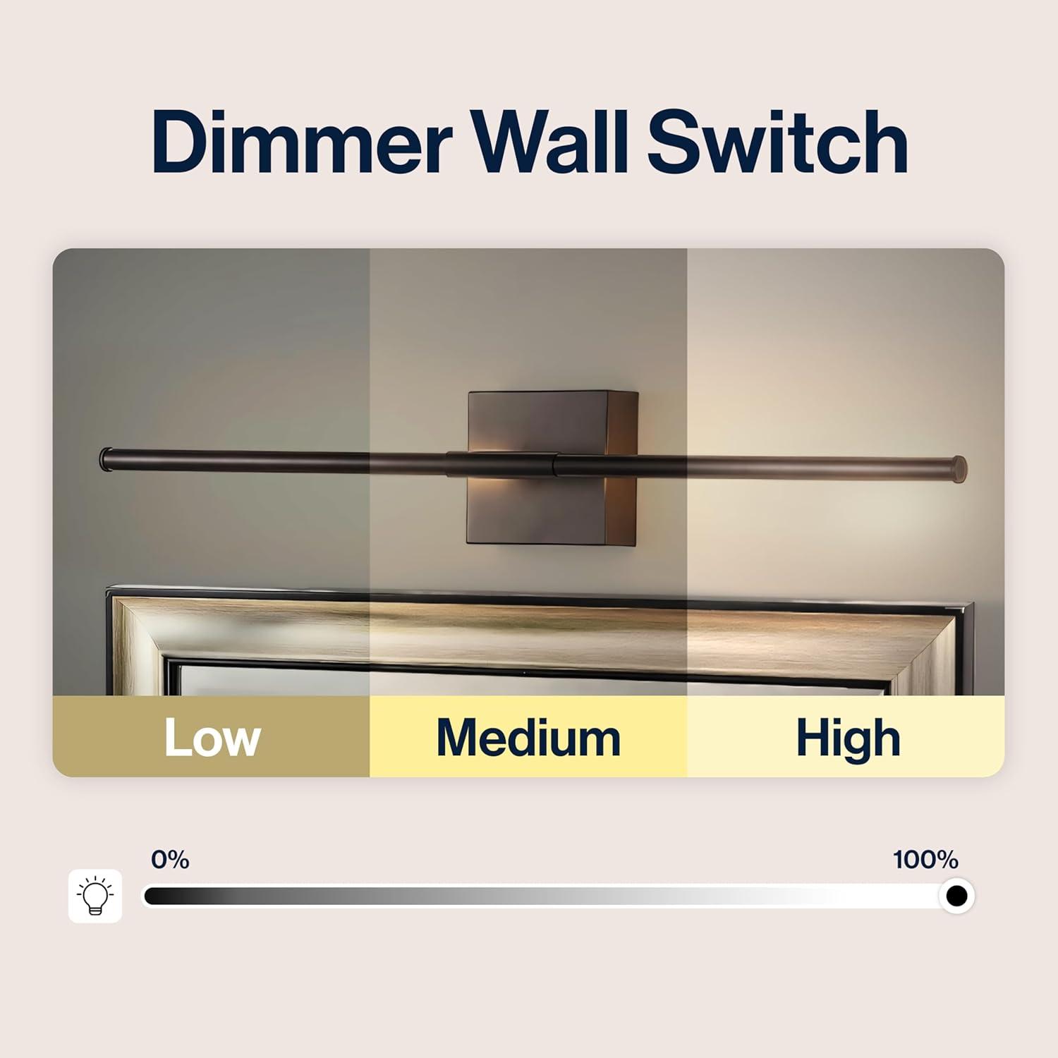 Makena 28" Dimmable Integrated LED Modern Metal Wall Sconce, Black