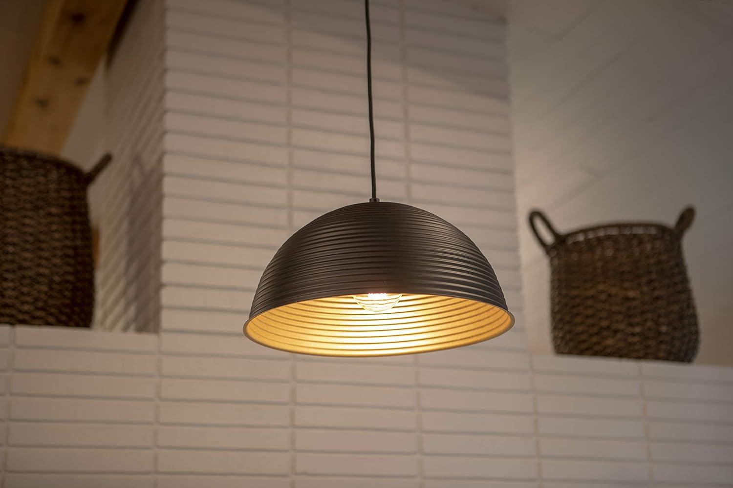 Keiron 1 Light Bowl Pendant