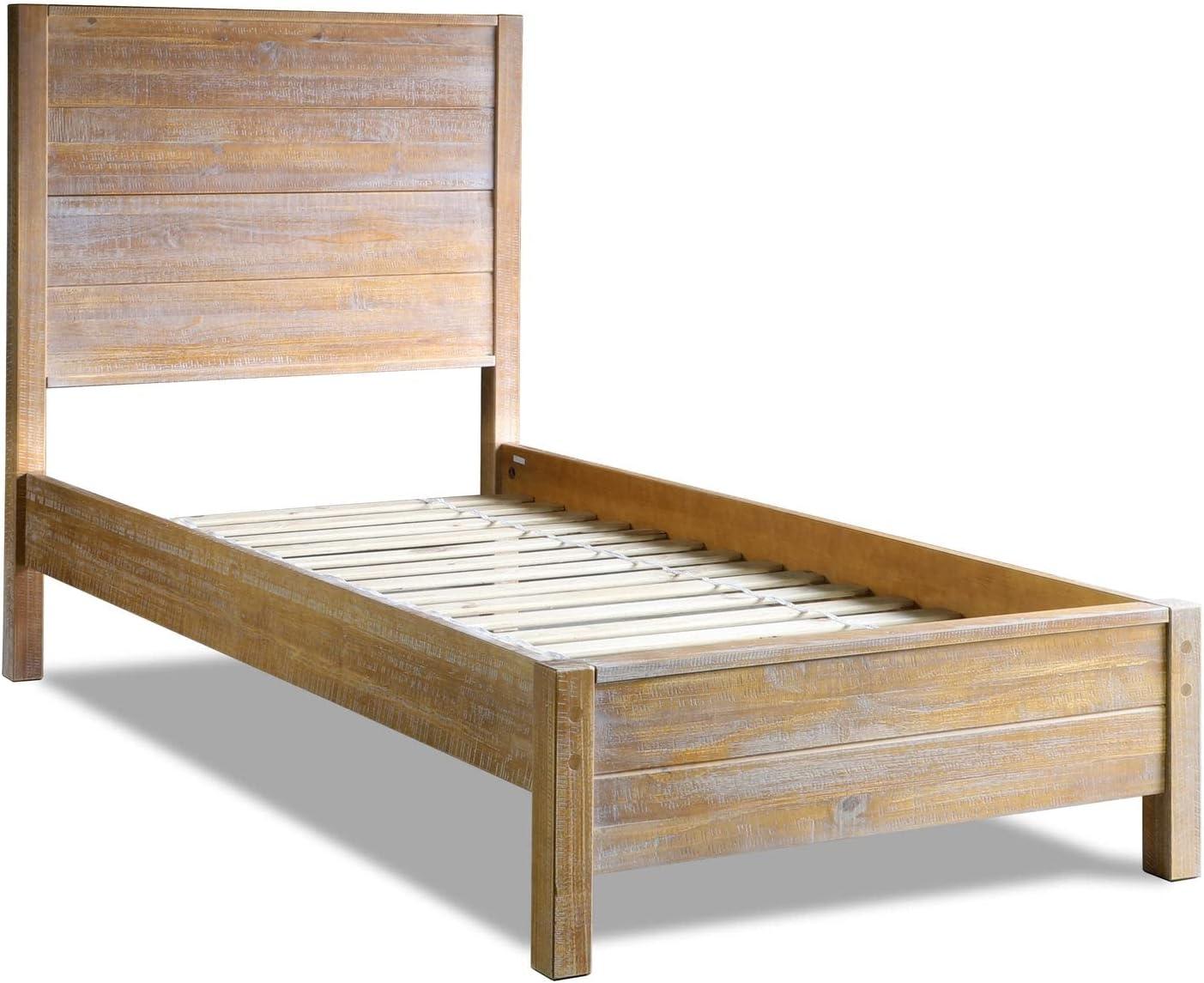 Montauk Solid Wood Panel Bed