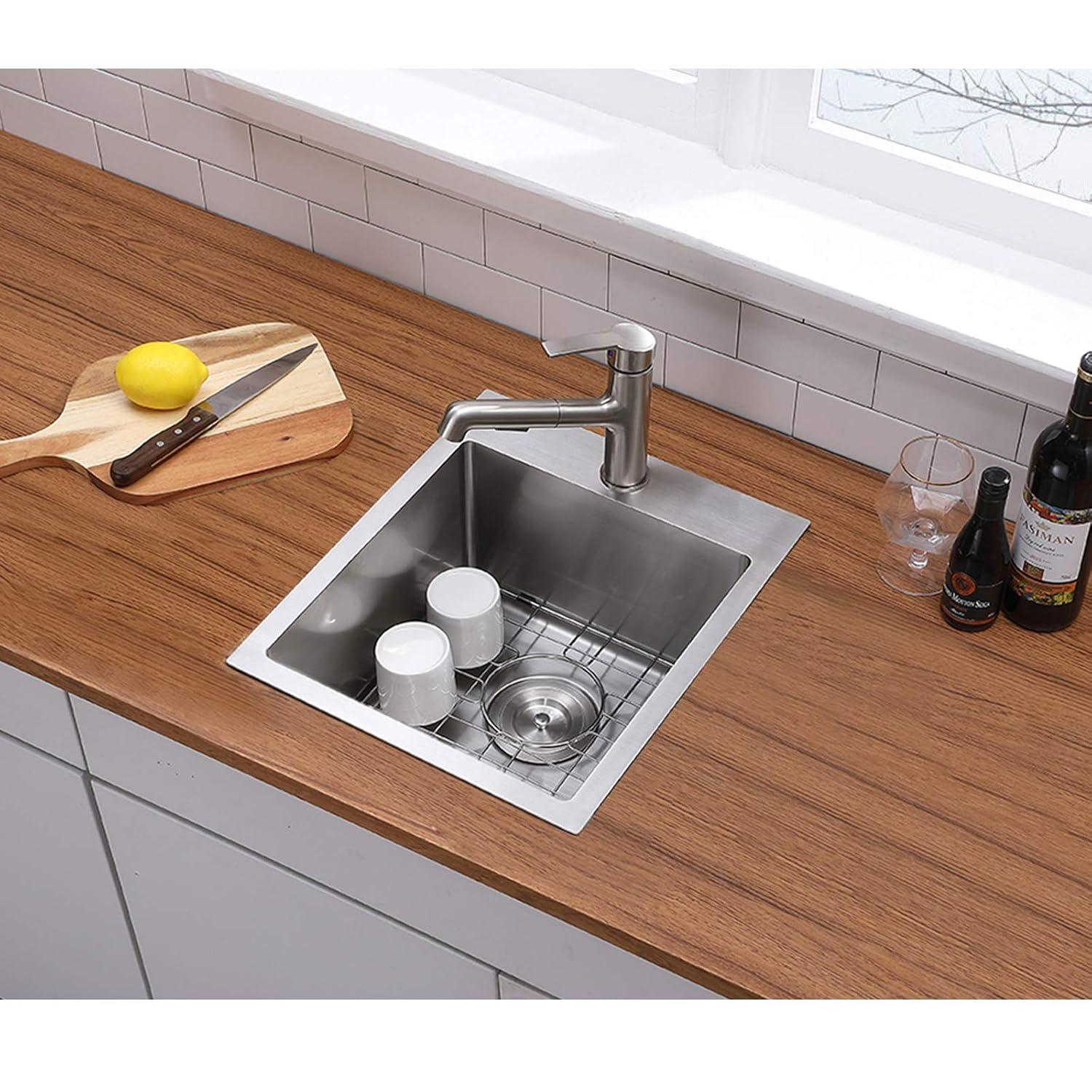 Ruvati 33-inch Apron-Front Farmhouse Kitchen Sink -Stainless Steel