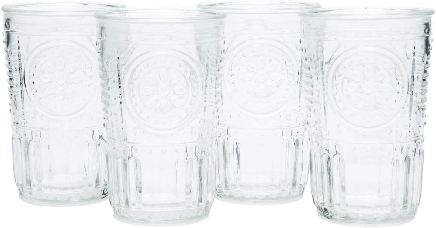 Romantic Drinking Glass Set (Set of 4)