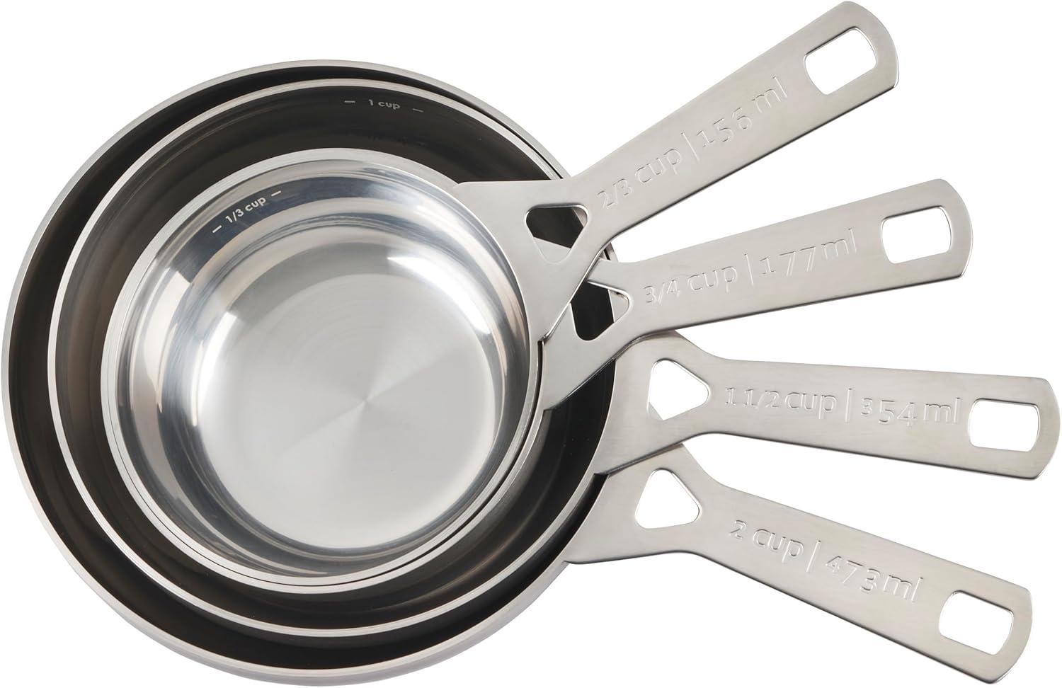 Le Creuset Le Creuset Stainless Steel Batch Baking Measuring Cups - Set of 4