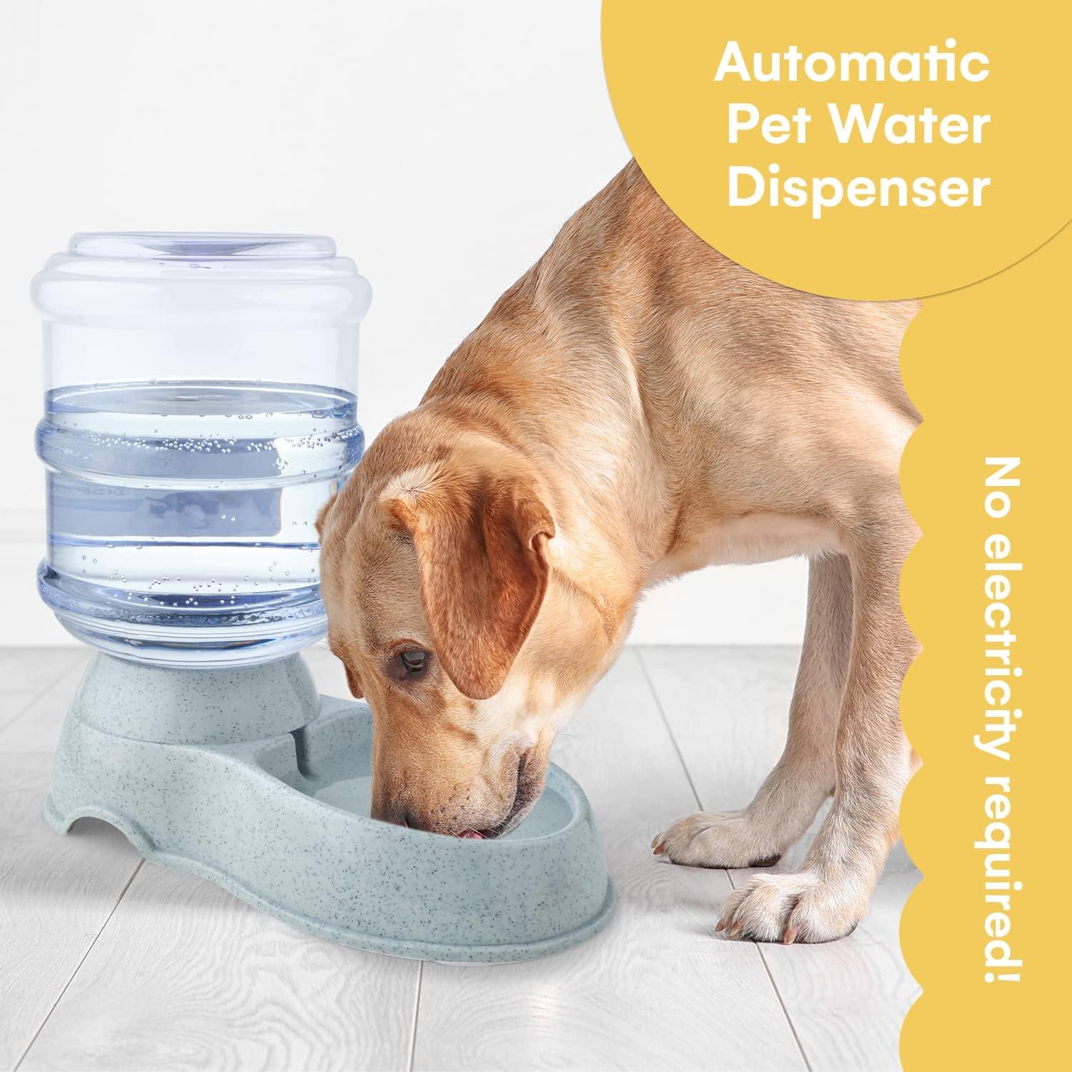 Automatic Pet Water Dispenser/Feeder | 1 And 3 Gallon Cat Water Dispenser And Cat Food Dispenser