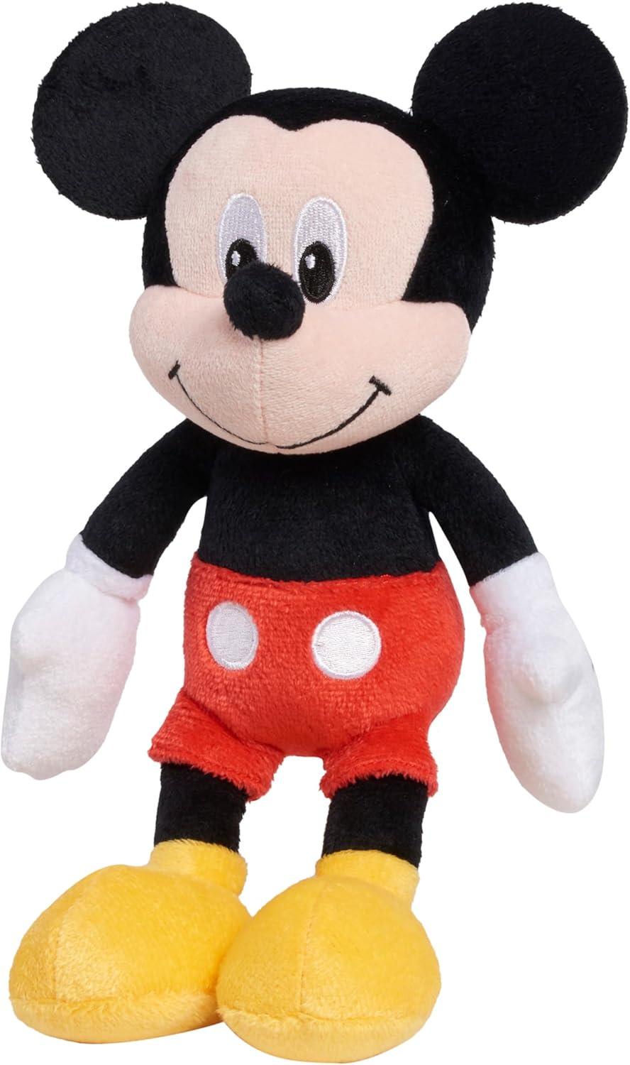 Disney Mickey Mouse Plush Toy with Red Shorts and Yellow Shoes
