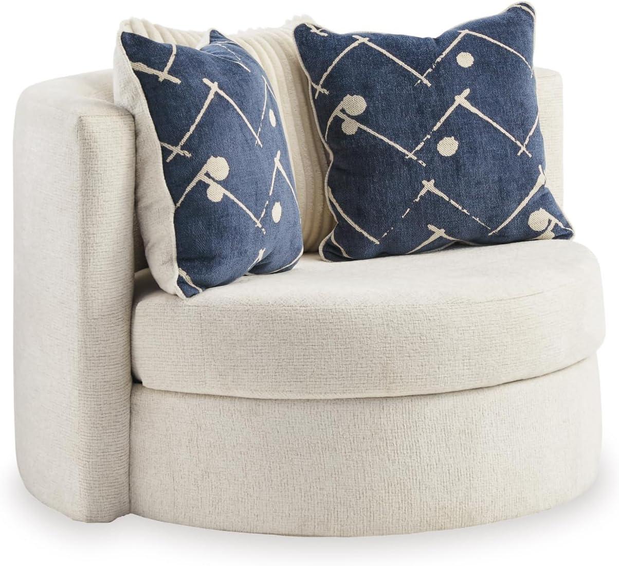 Ebern Designs Wydmondham Upholstered Swivel Accent Chair