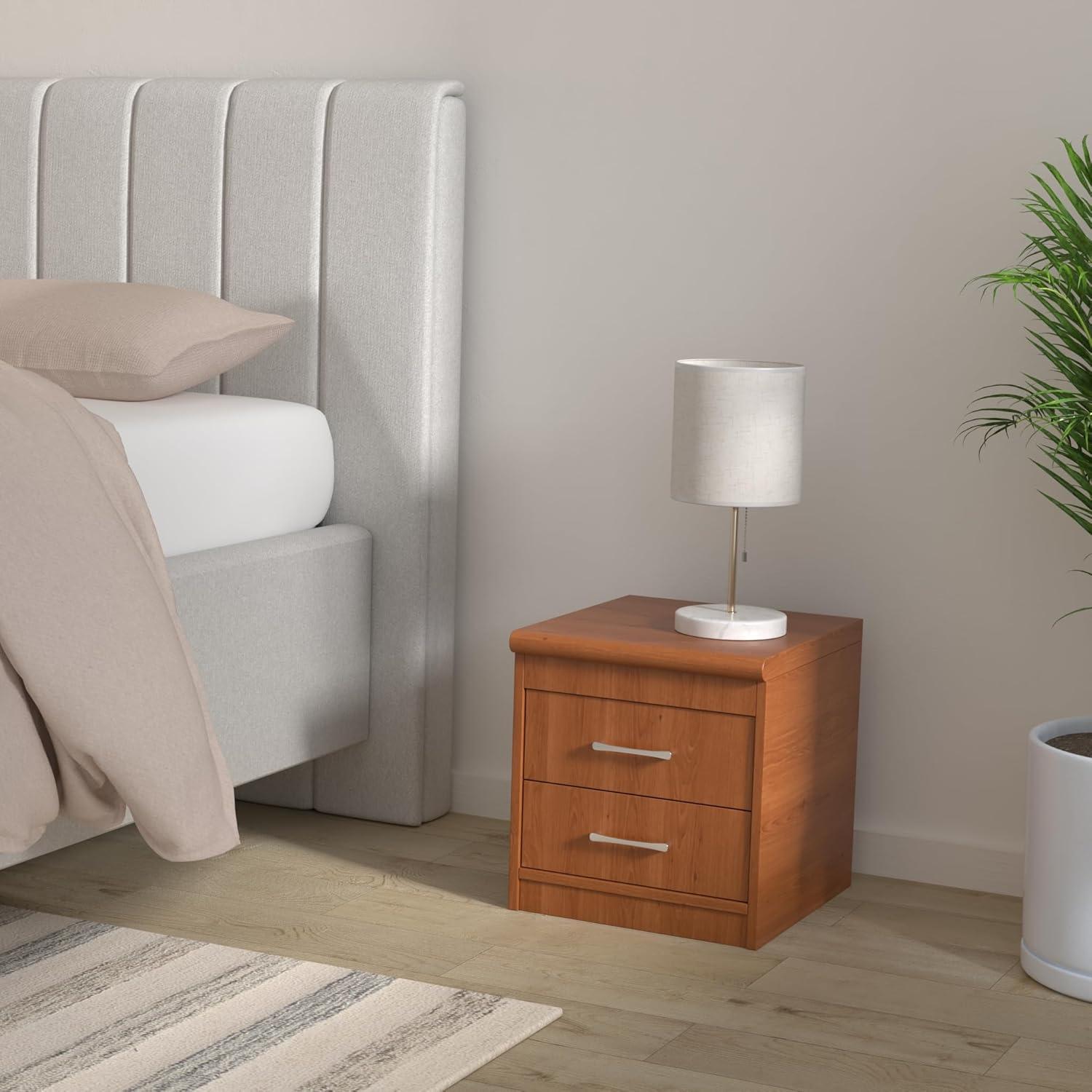 Modern Indoor Furniture 2-Drawer Nightstand