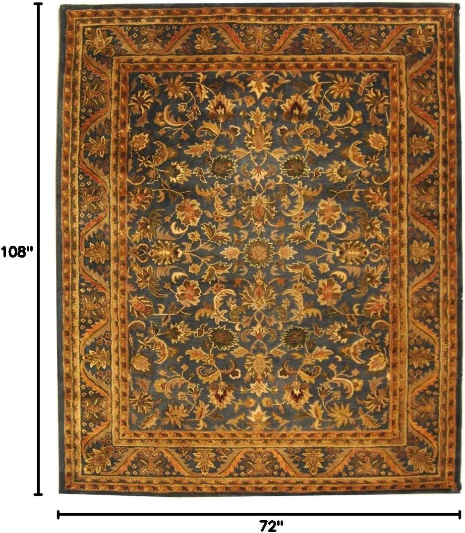 Antiquity AT52 Hand Tufted Indoor Area Rug - Wine/Gold - 6'x9' - Safavieh