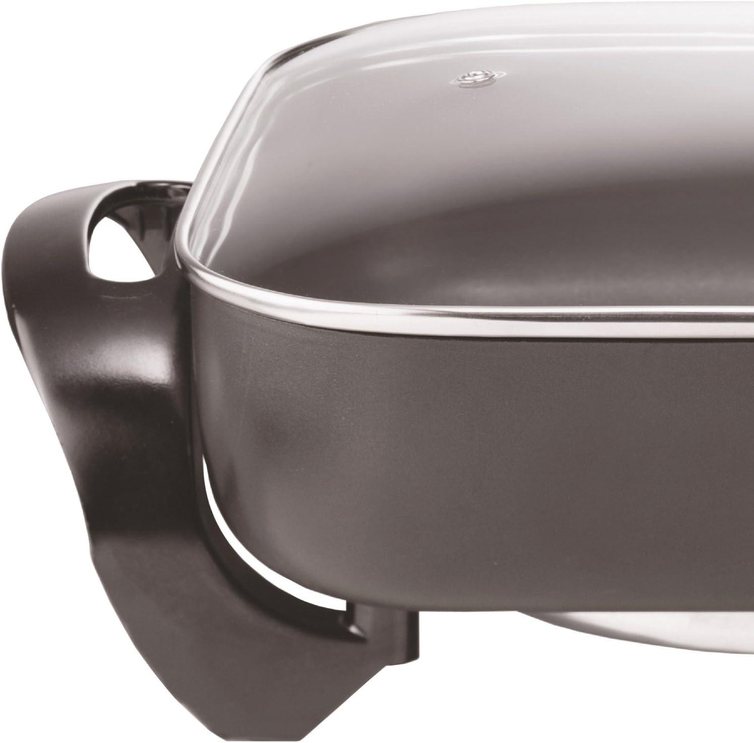 Brentwood Appliances Brentwood Appliances Non Stick Electric Skillet with Glass Lid