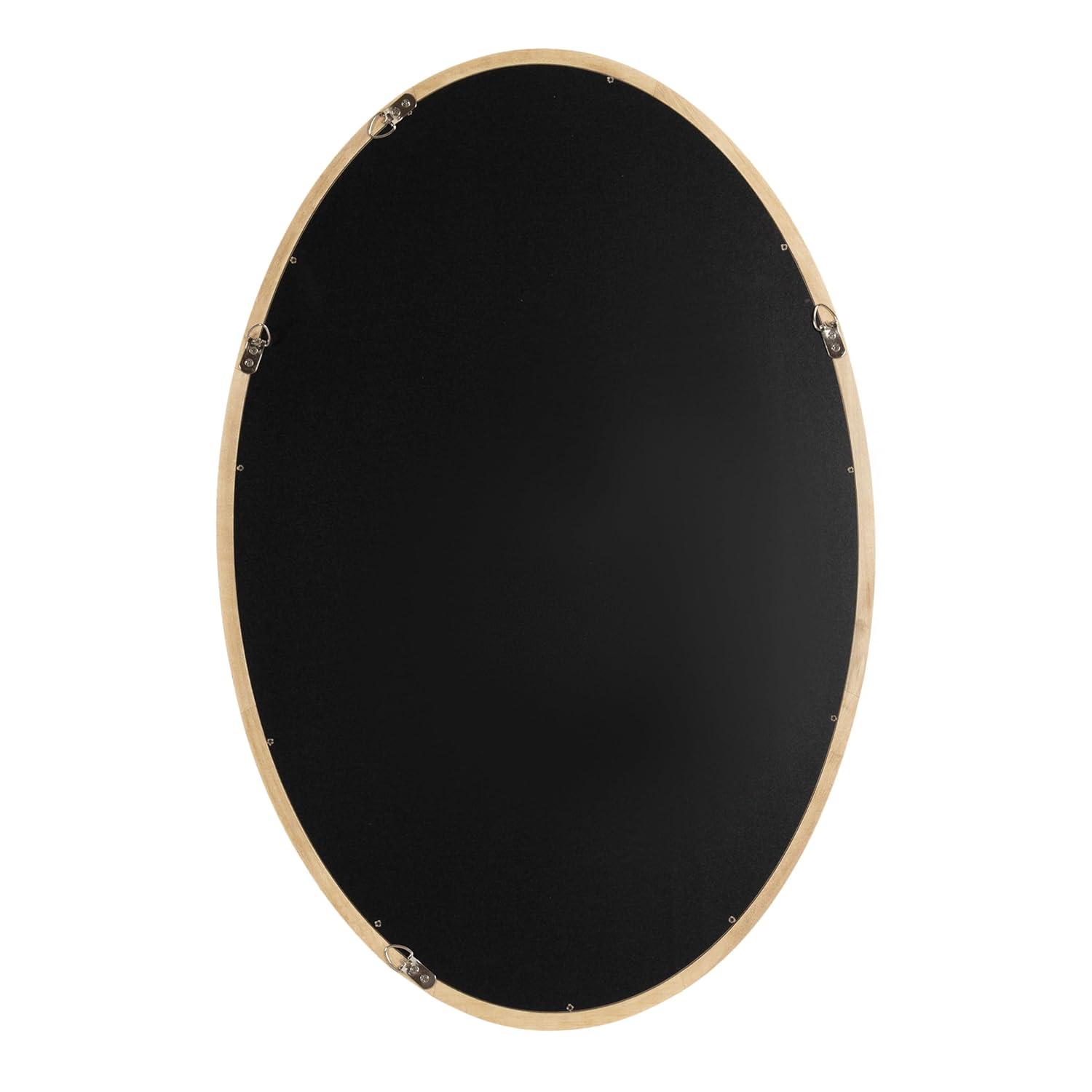 Kate and Laurel Hogan MDF Oval, 24x36, Black