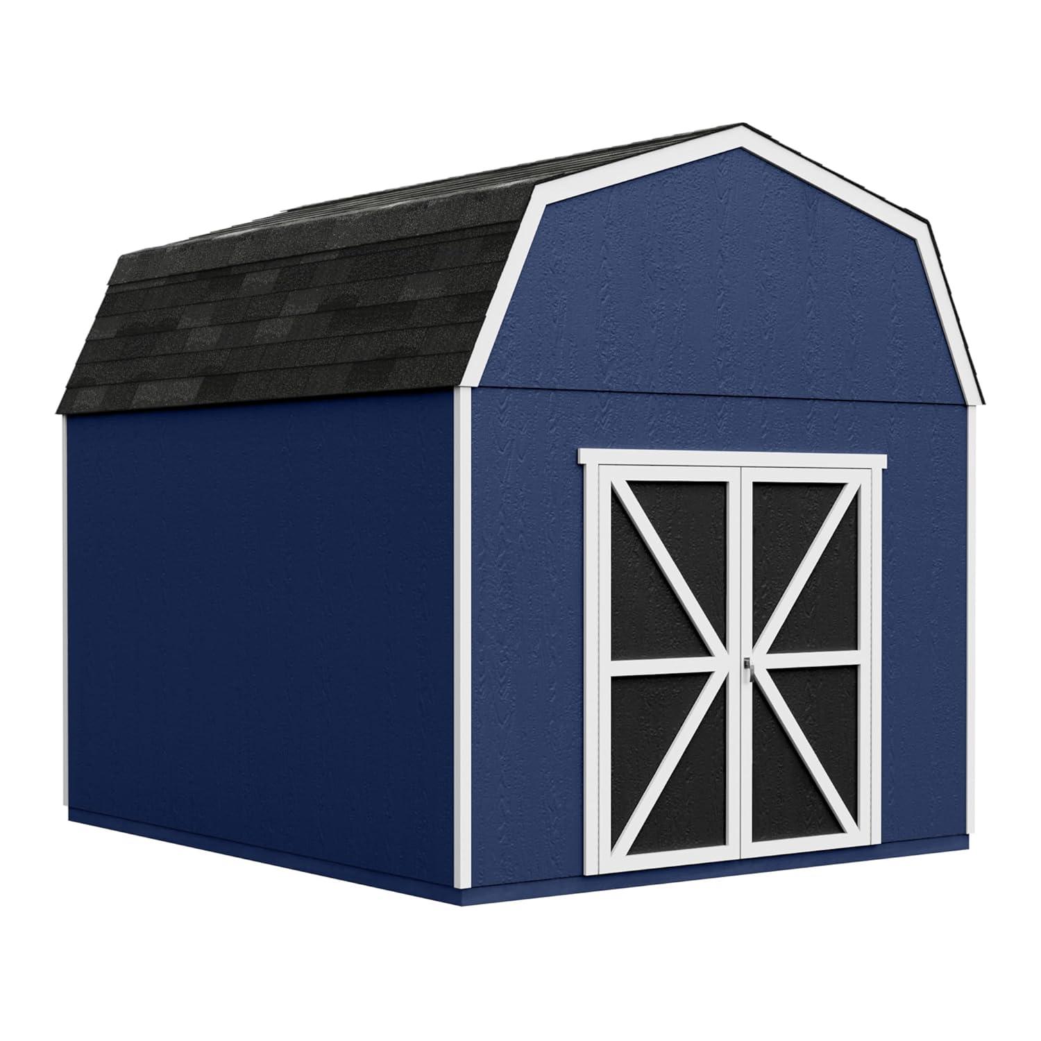 Handy Home Braymore 10 ft. W x 14 ft. D Wood Storage Shed With Floor