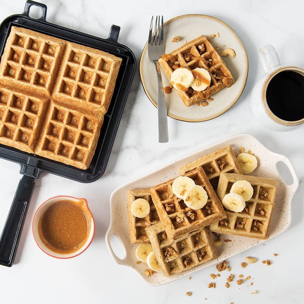 Nordic Ware Cast Aluminum Non-Stick Belgian Waffle Maker