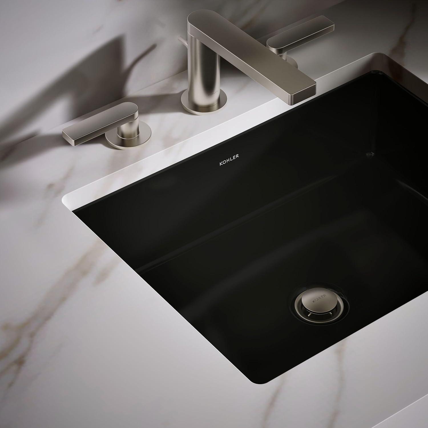Verticyl Rectangular Undermount Bathroom Sink with Overflow