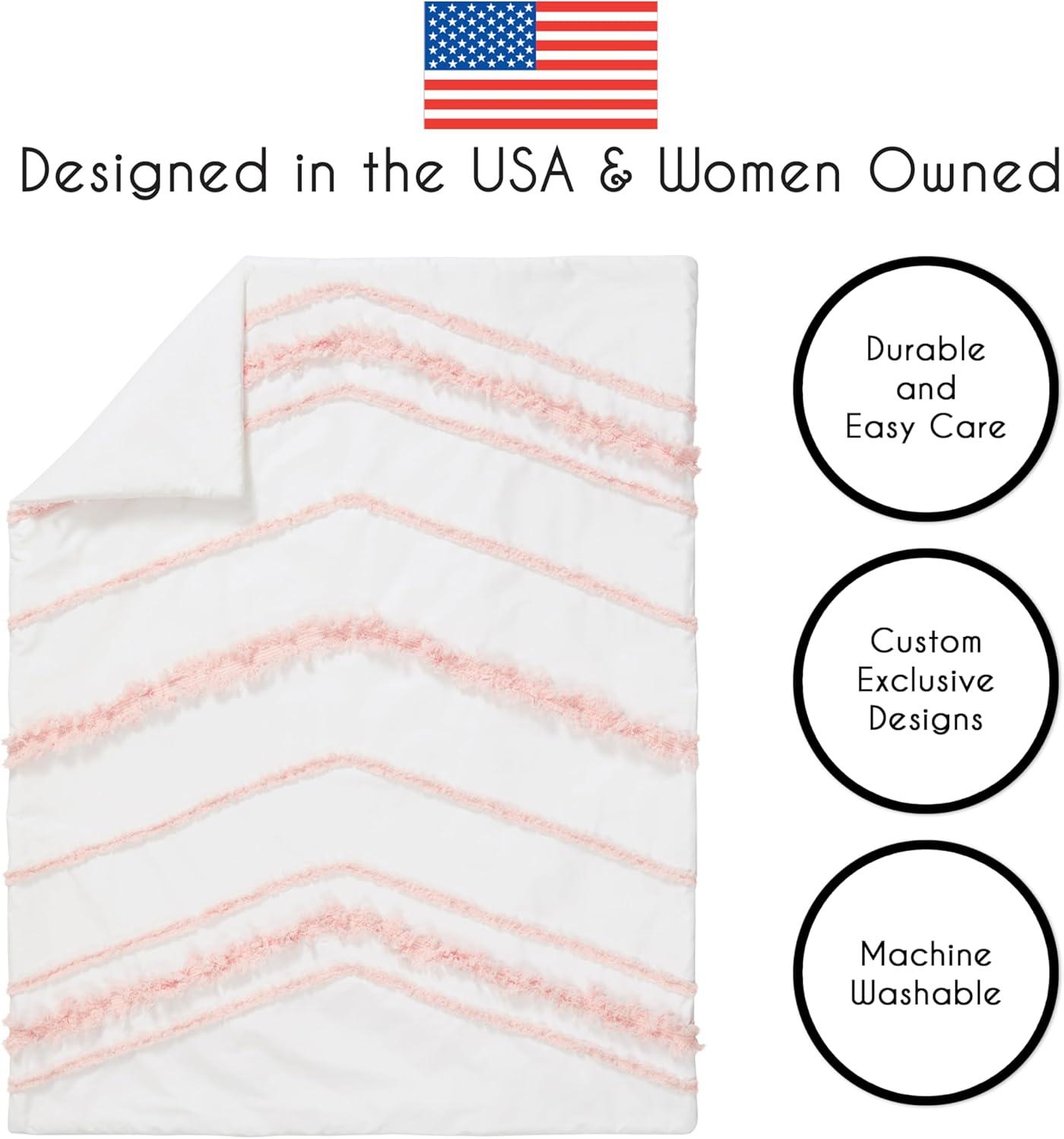 Sweet Jojo Designs Boho Fringe 4 Piece Crib Bedding Set