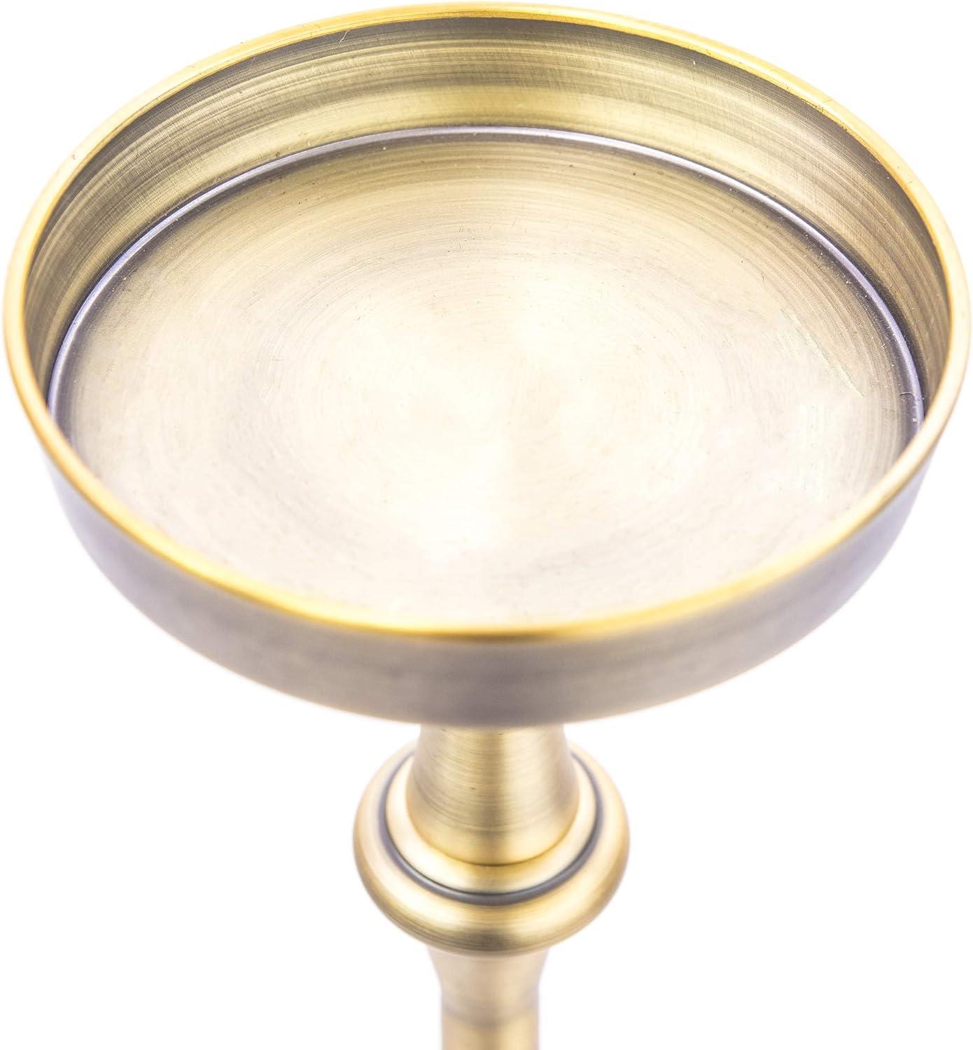 NewRidge Martini Table for Coffee & Evening Cocktails, Set of 2, Bronze