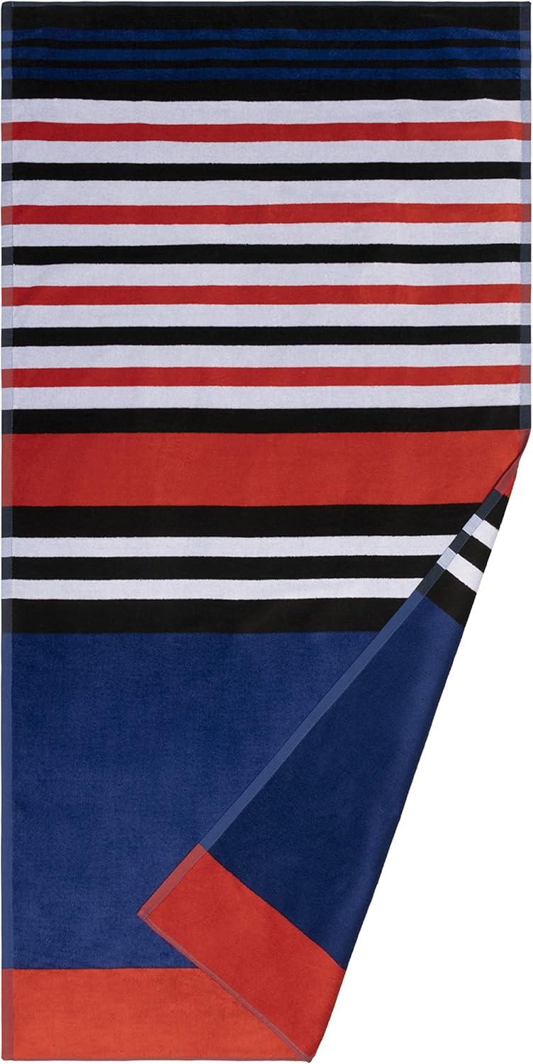 Impressions Fuschia Oversized Island Beach Towel