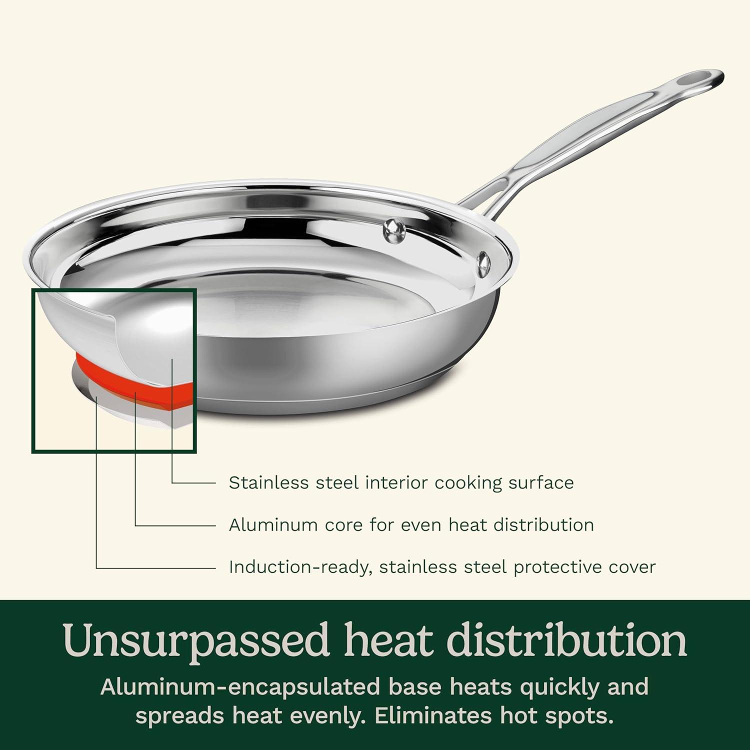 Cuisinart Chef’s Classic 7-Piece Stainless Steel Cookware Set