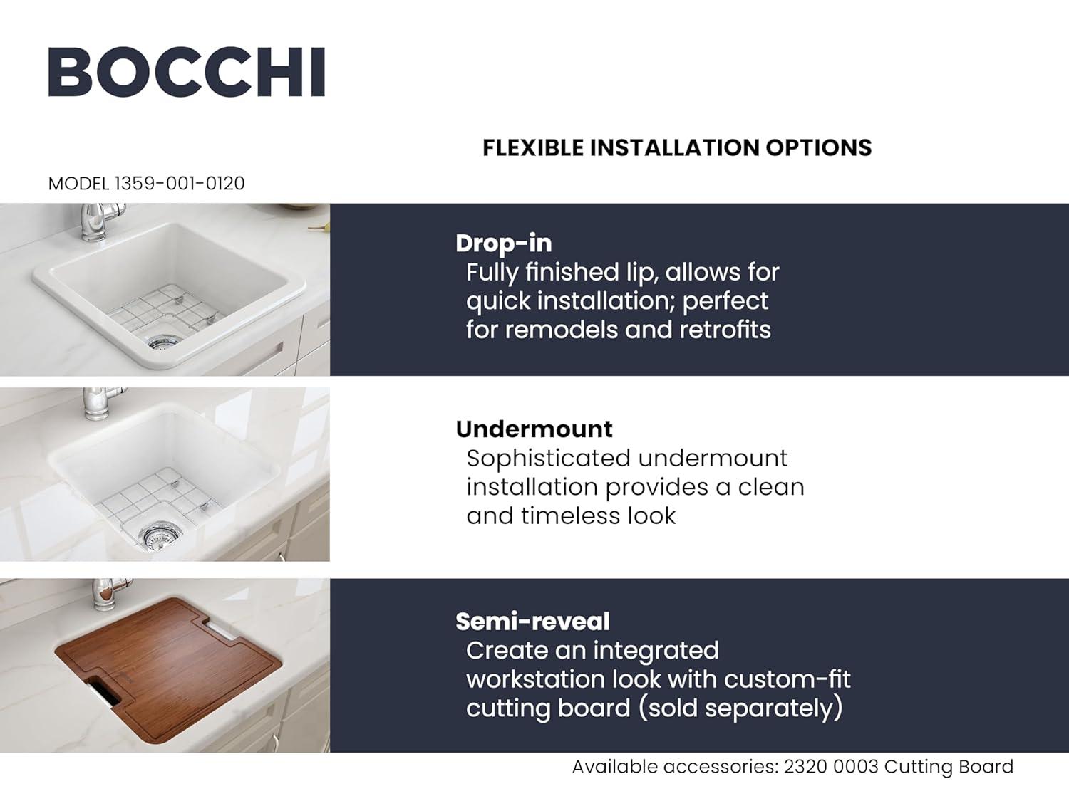 Sotto 18'' L Single Bowl Fireclay Kitchen Sink