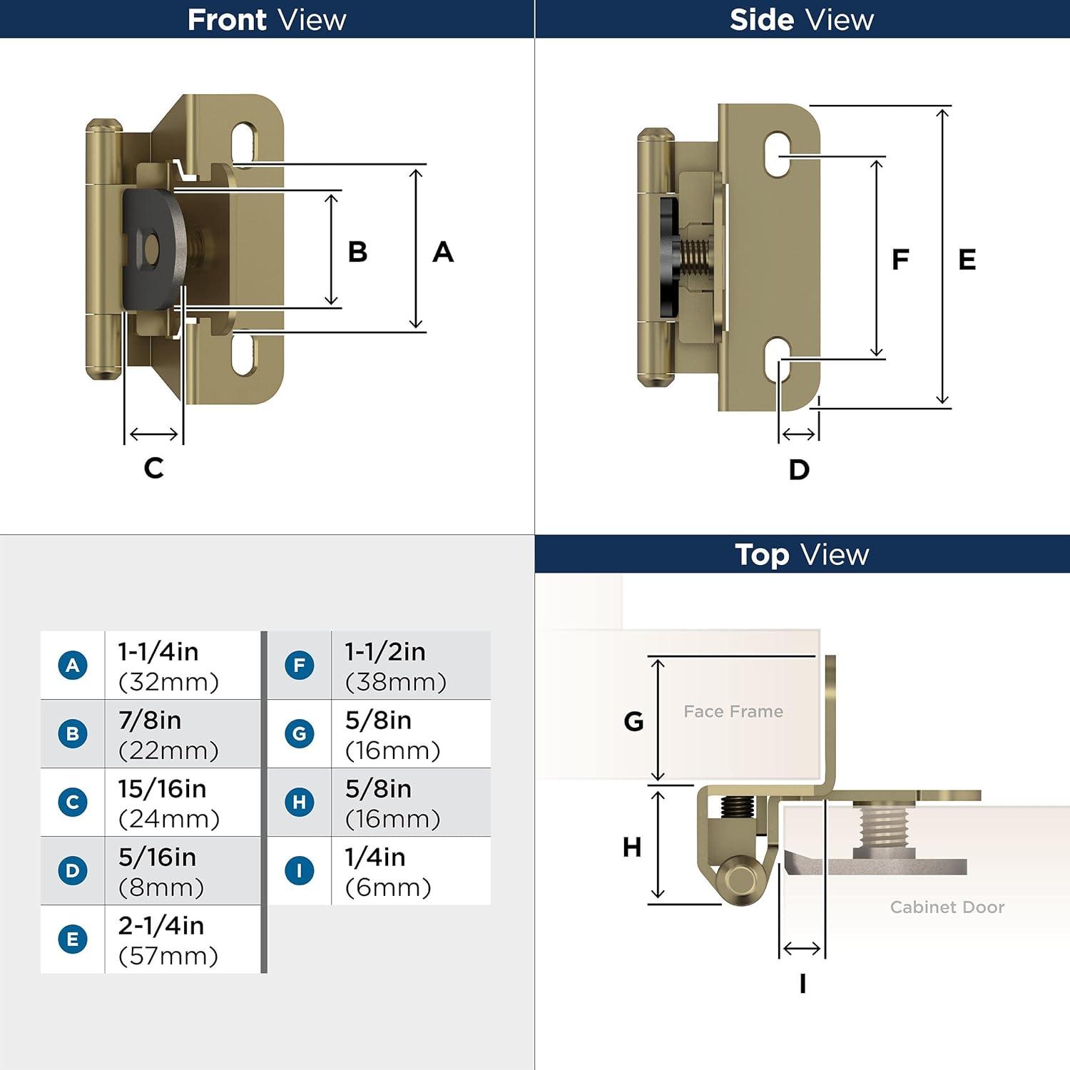 2" Wrap Hinge