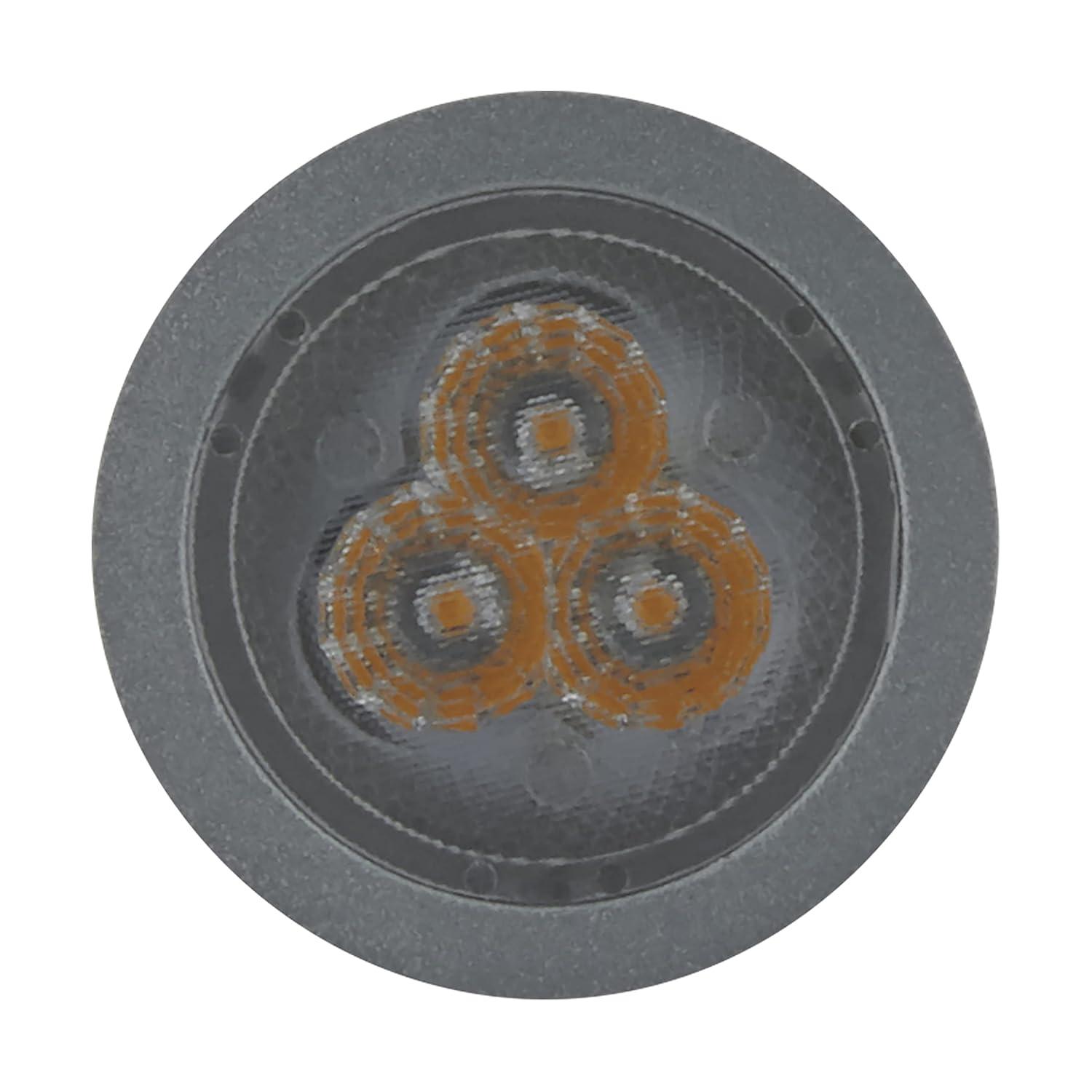 Clear Bayonet LED Bulb with Gray Finish for Commercial Use