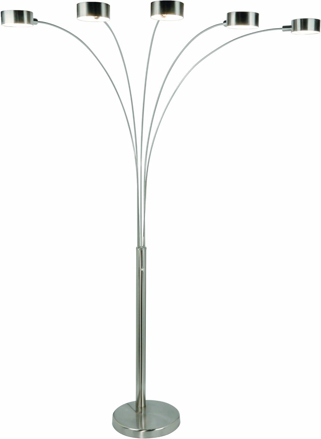 Alisson 88'' Brushed Nickel Tree Floor Lamp