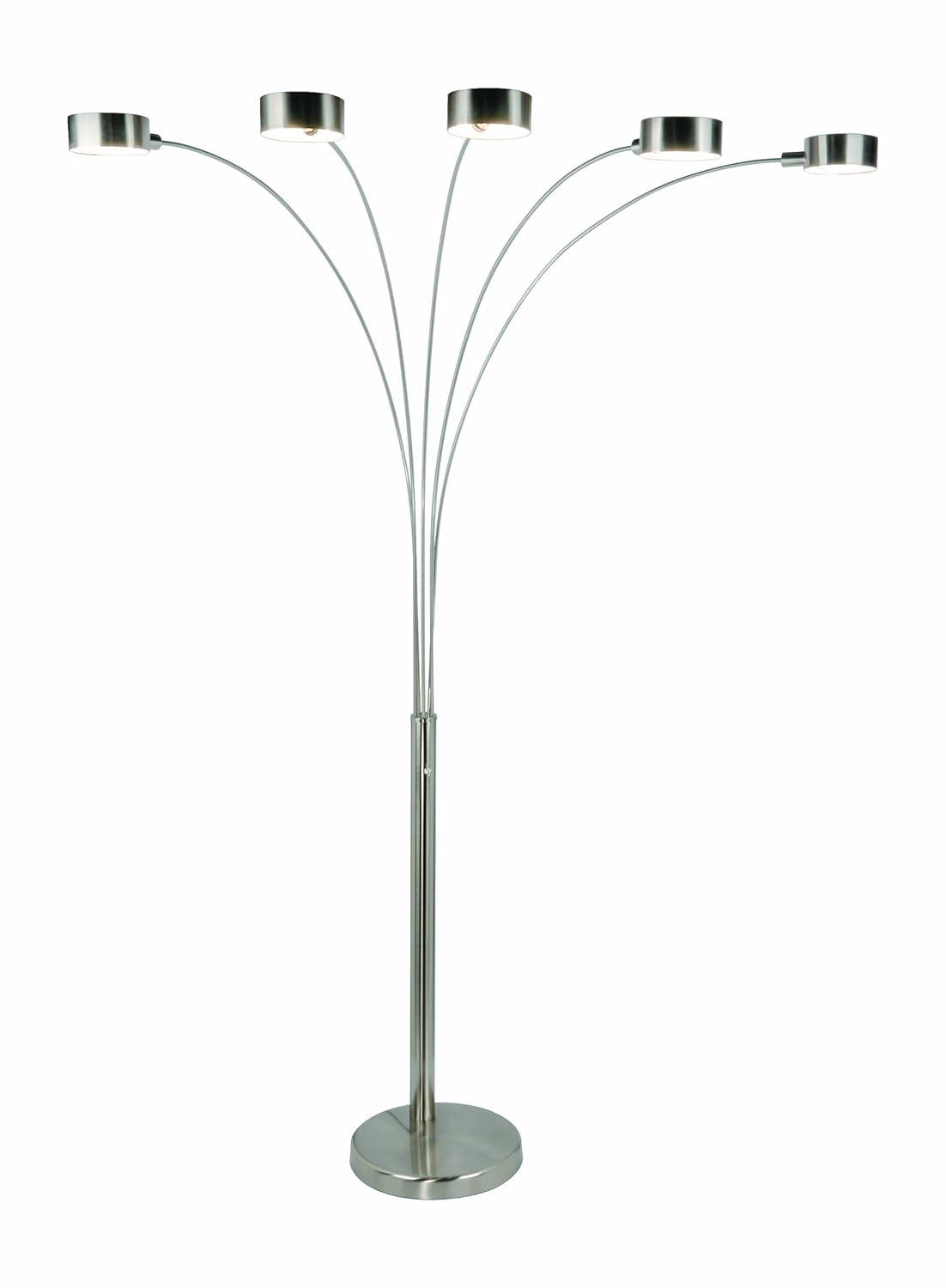 Artiva USA Alisson 88'' Brushed Nickel Tree Floor Lamp