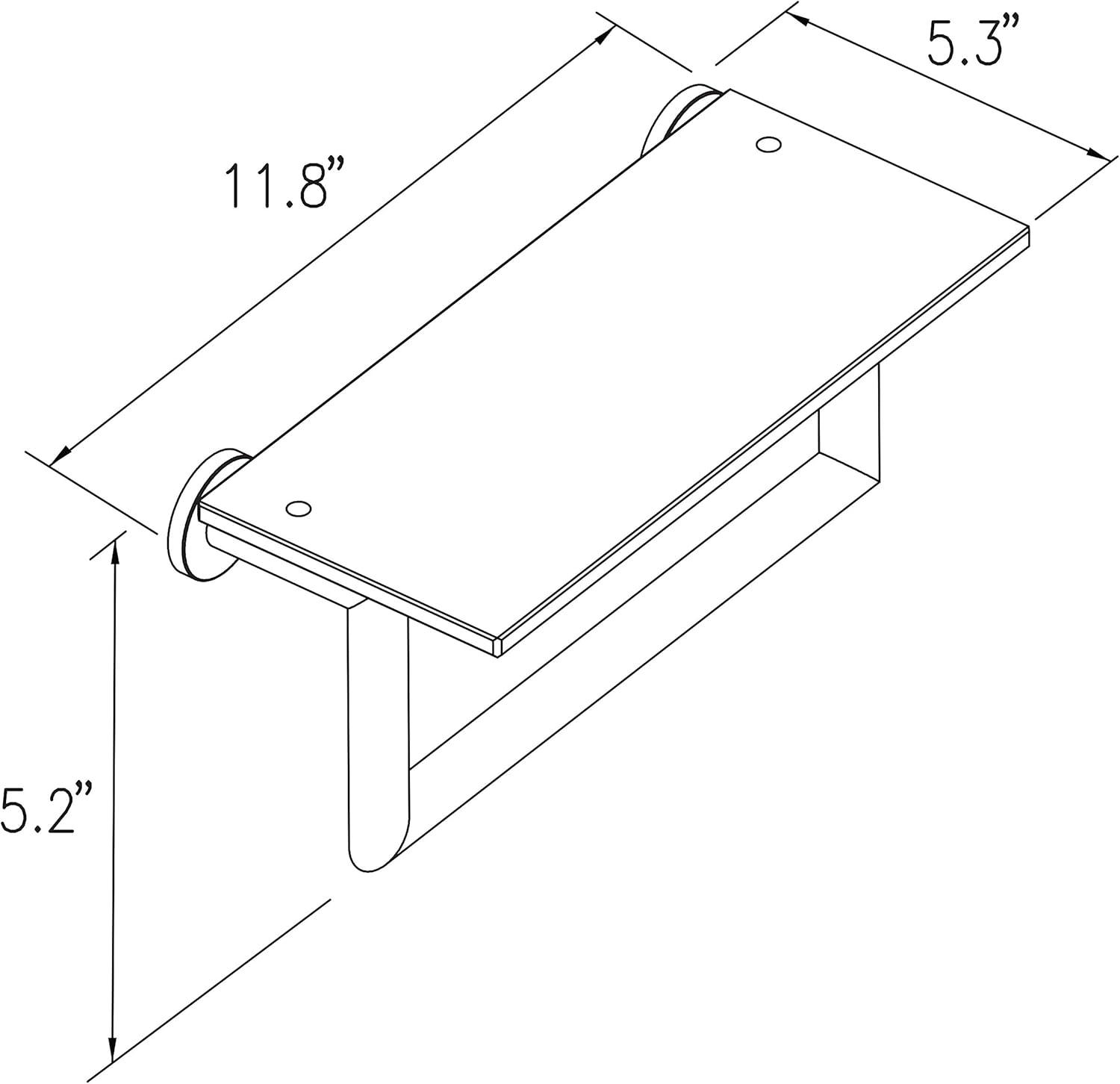 Kubic Shelf with Towel Bar