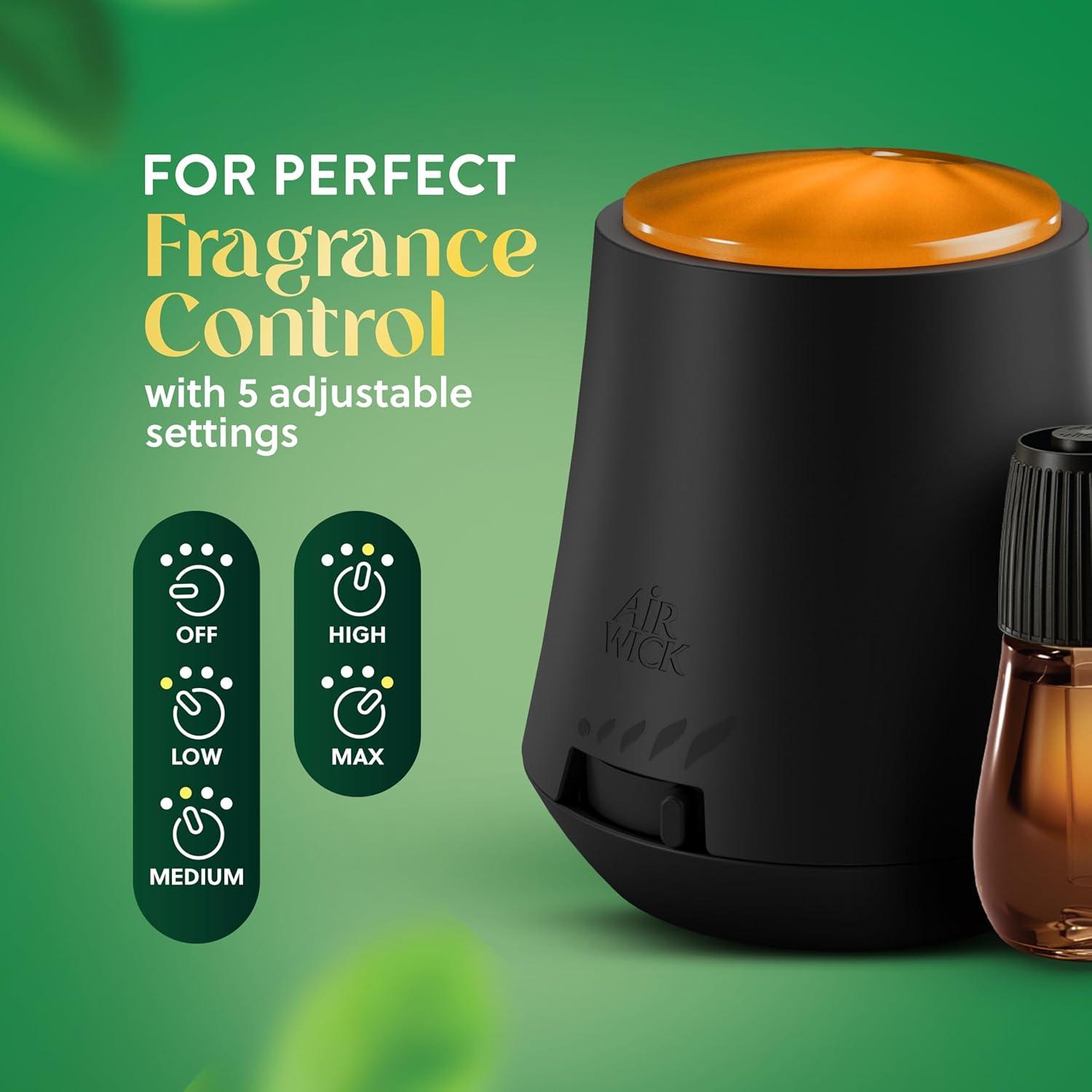 Air Wick Essential Mist Scented Oil Air Freshener Diffuser Device, Black, 1 Piece