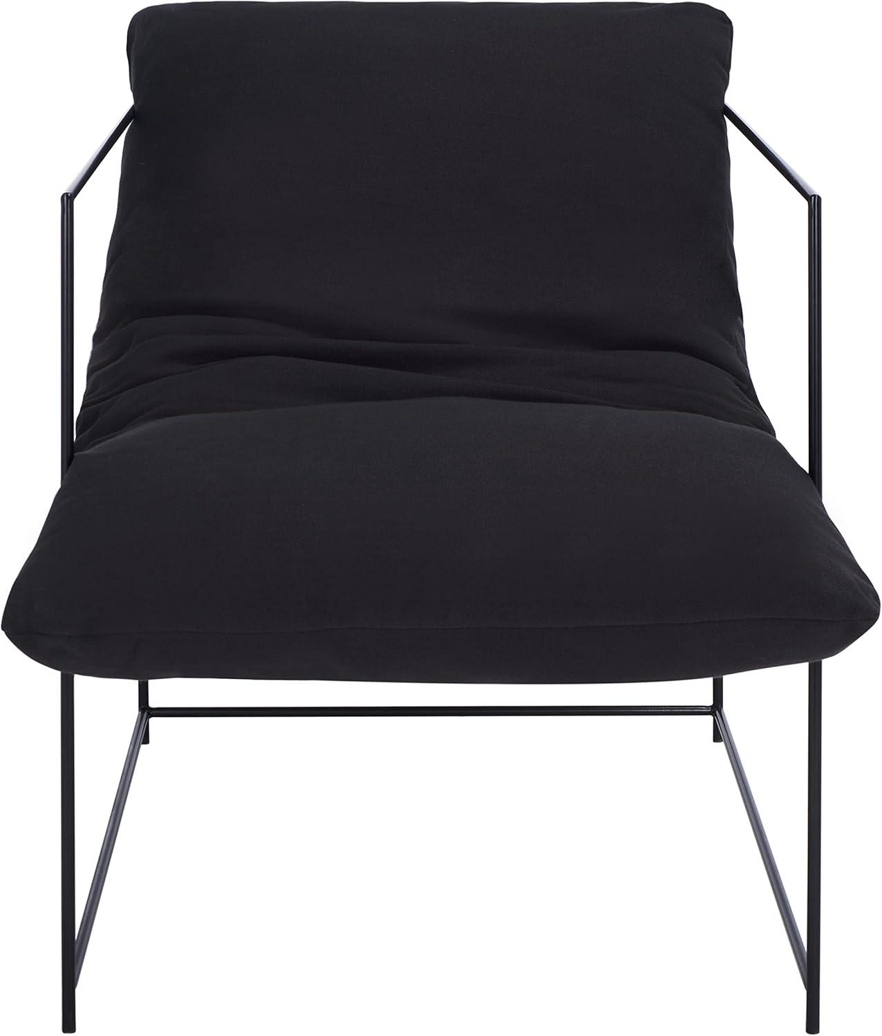 Portland Pillow Top Accent Chair - ACH4511 - Black/Black - Safavieh