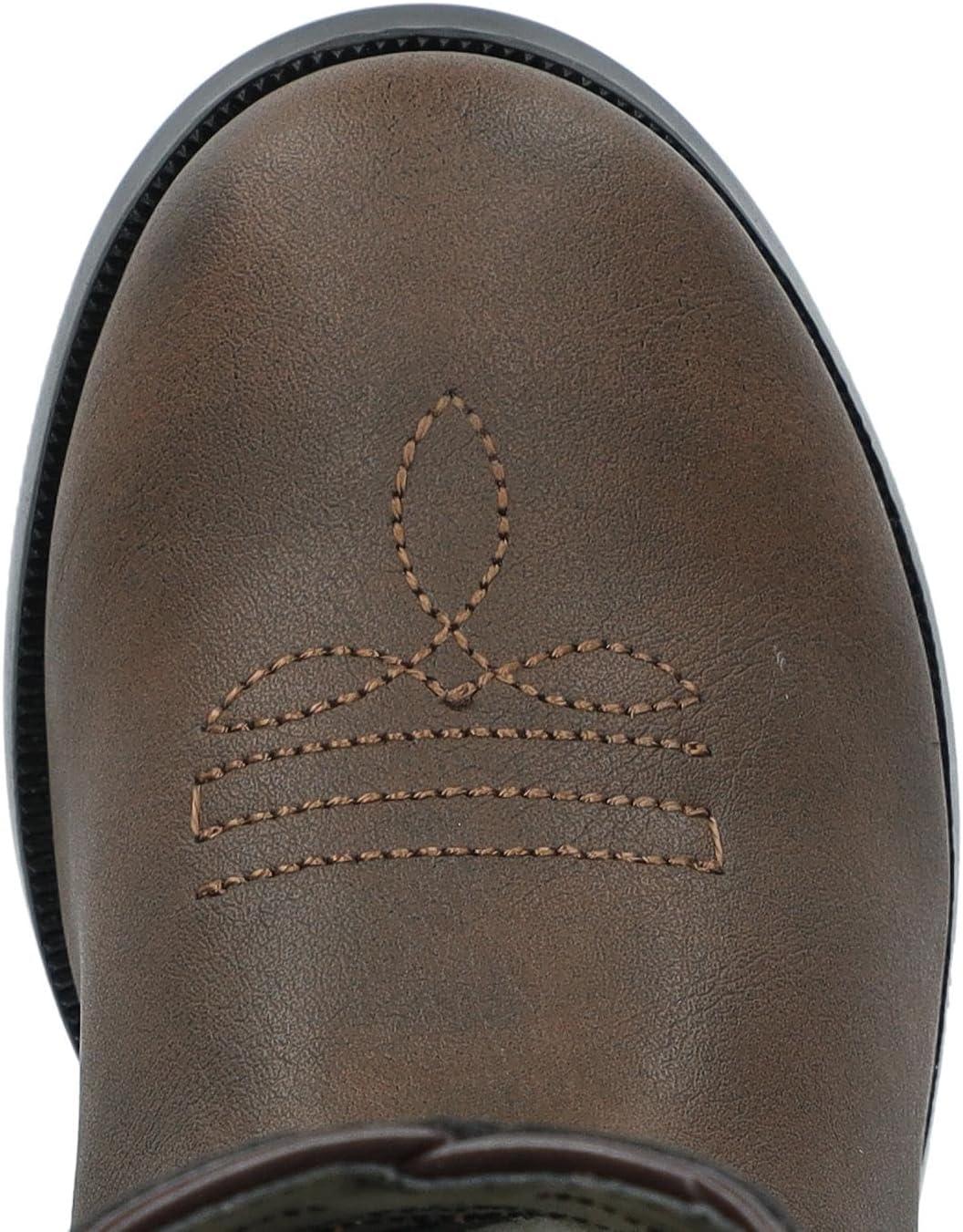 SMOKY MOUNTAIN BOOTS Kids Monterey Western Boots, Color: Brown/Black, Size: 6 (1575T-6R)