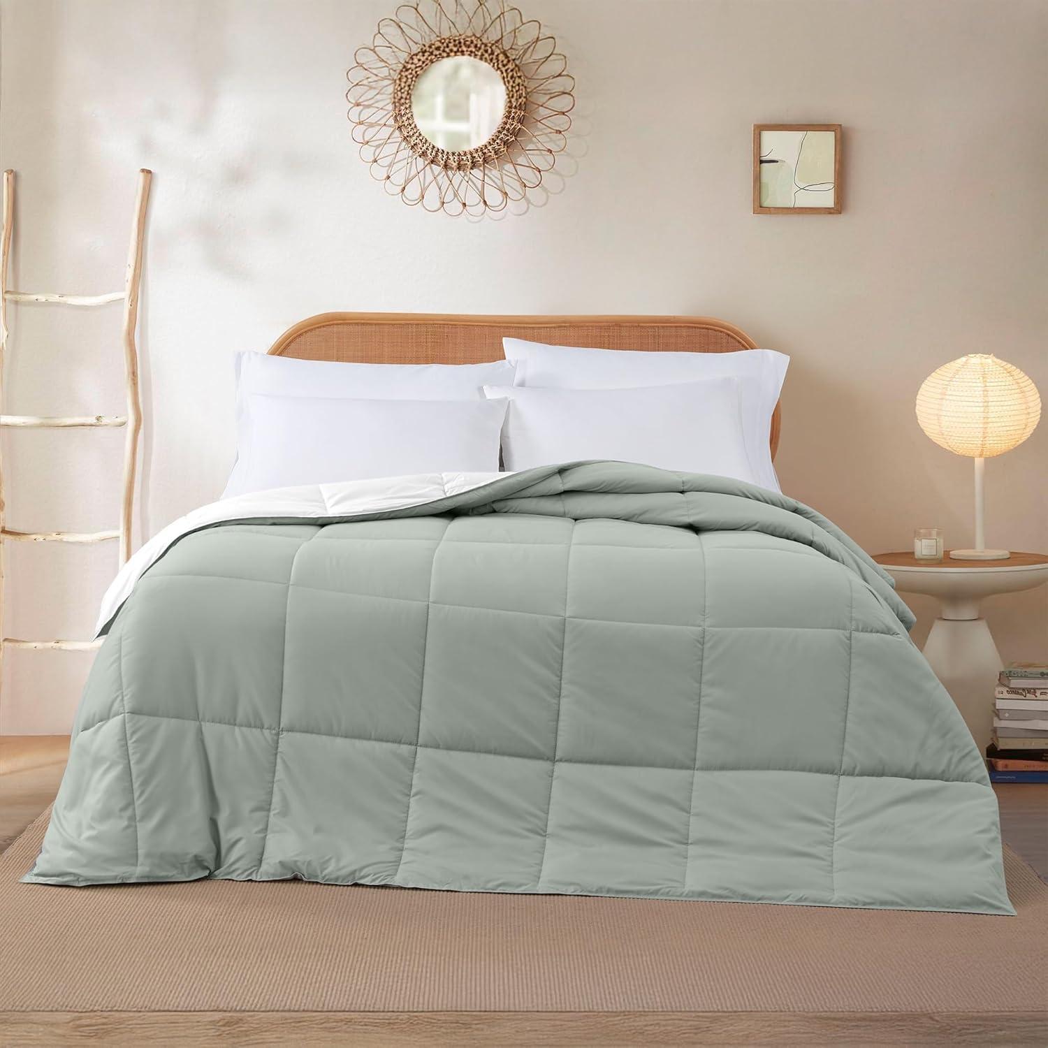 Modern Threads Modern Threads Sanctuary by PCT Down Alternative Microfiber Quilted Reversible Comforter & Duvet Ins
