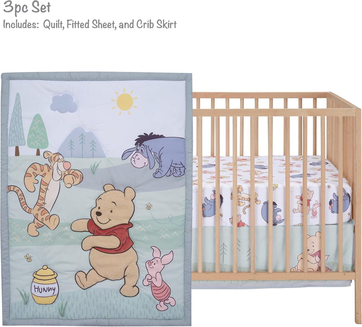 Bedtime Originals Disney Baby Winnie The Pooh and Friends Crib Bedding Set - 3pc