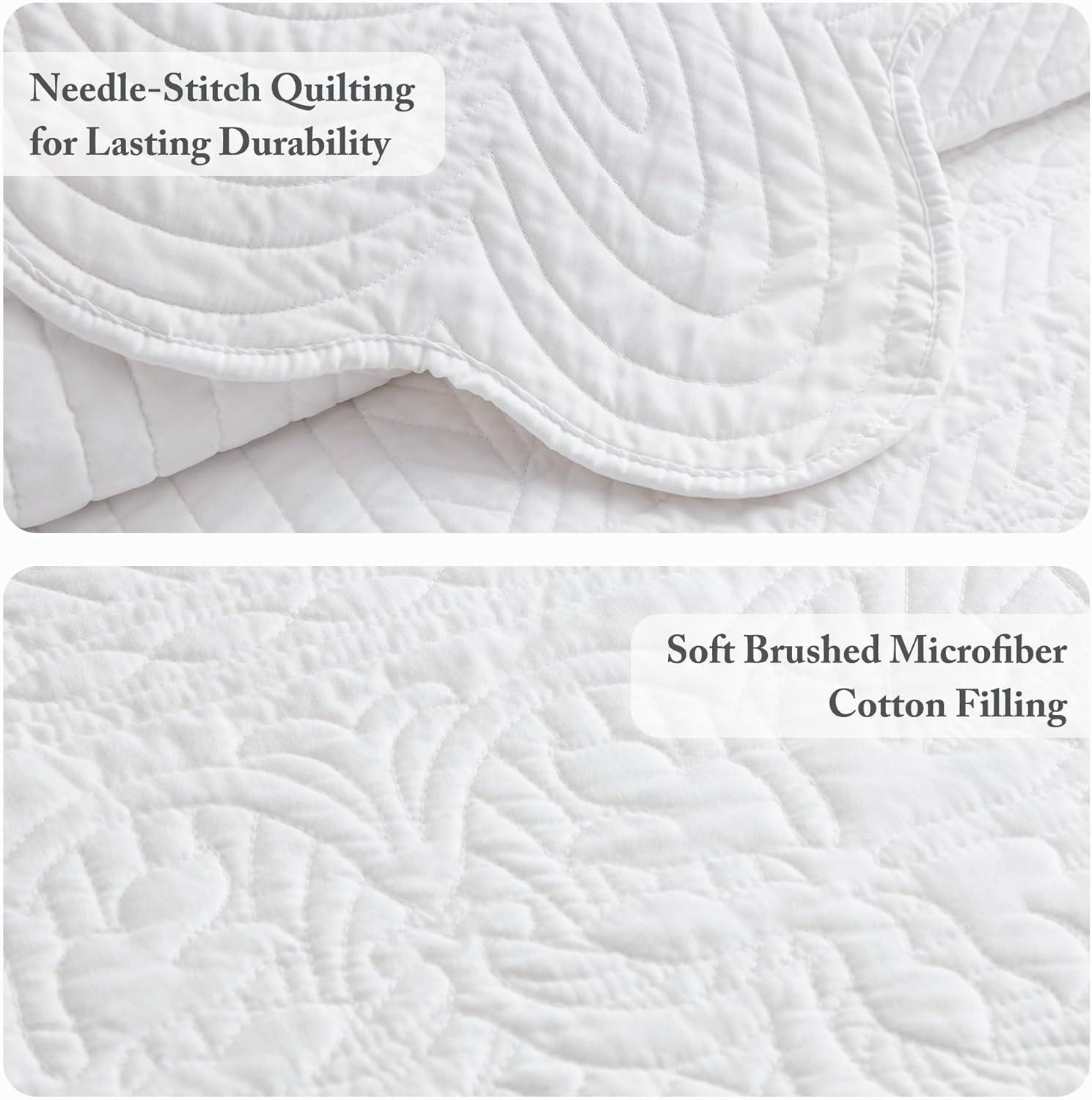 Tuscany Scalloped Edge Quilt Set