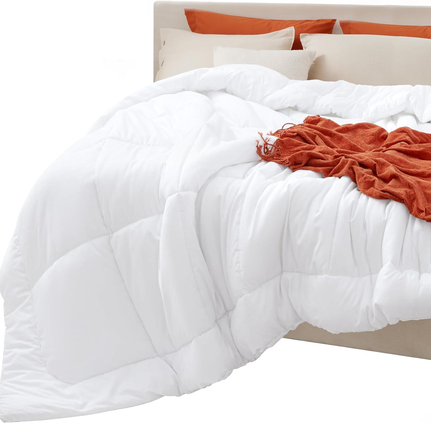 King White Down Alternative Microfiber Comforter Set