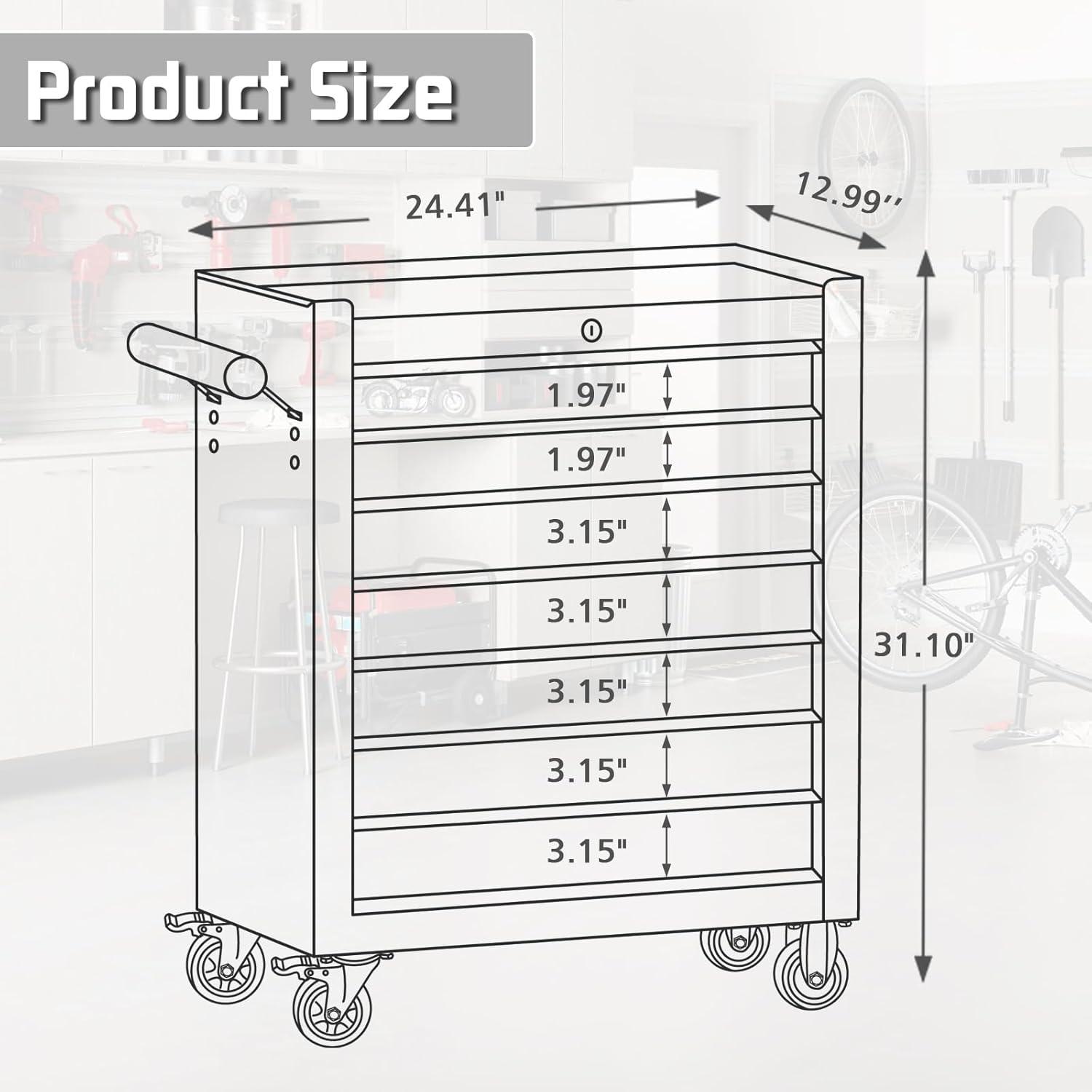 17 Stories 7-Drawers Tool Chest