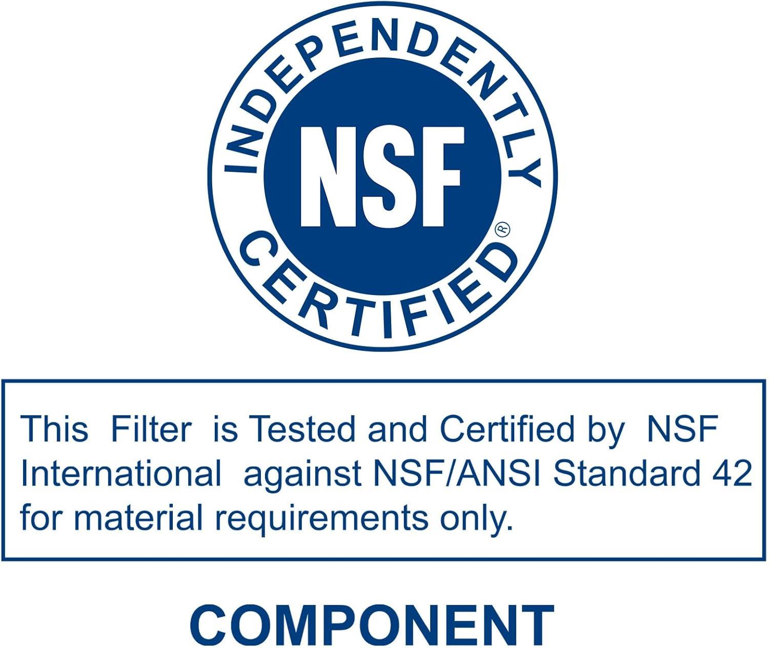 Fil-Fresh 2-Pack Faucet Filter Replacement for Brita Faucet Filtration System, NSF Certified to Reduce Chlorine, BPA-Free, Lasts 4-Months or 100 Gallons, White