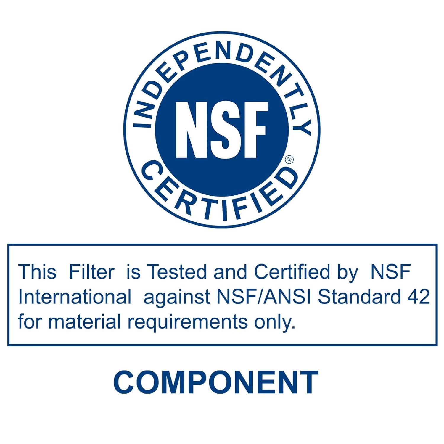 Fil-Fresh 2-Pack Faucet Filter Replacement for Brita Faucet Filtration System, NSF Certified to Reduce Chlorine, BPA-Free, Lasts 4-Months or 100 Gallons, White