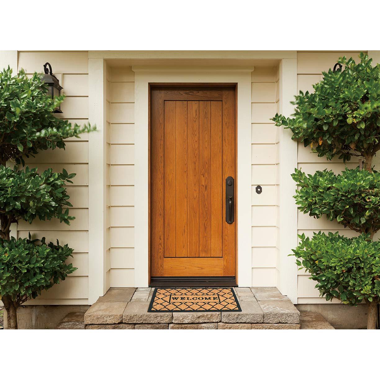 Achim Coco Mat - Flora Design - Durable 18 in x 30 in