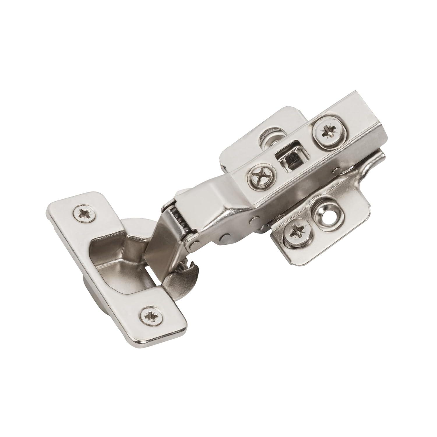 Half Overlay Frameless Self Close Euro Concealed Cabinet Hinge - 1 Pair