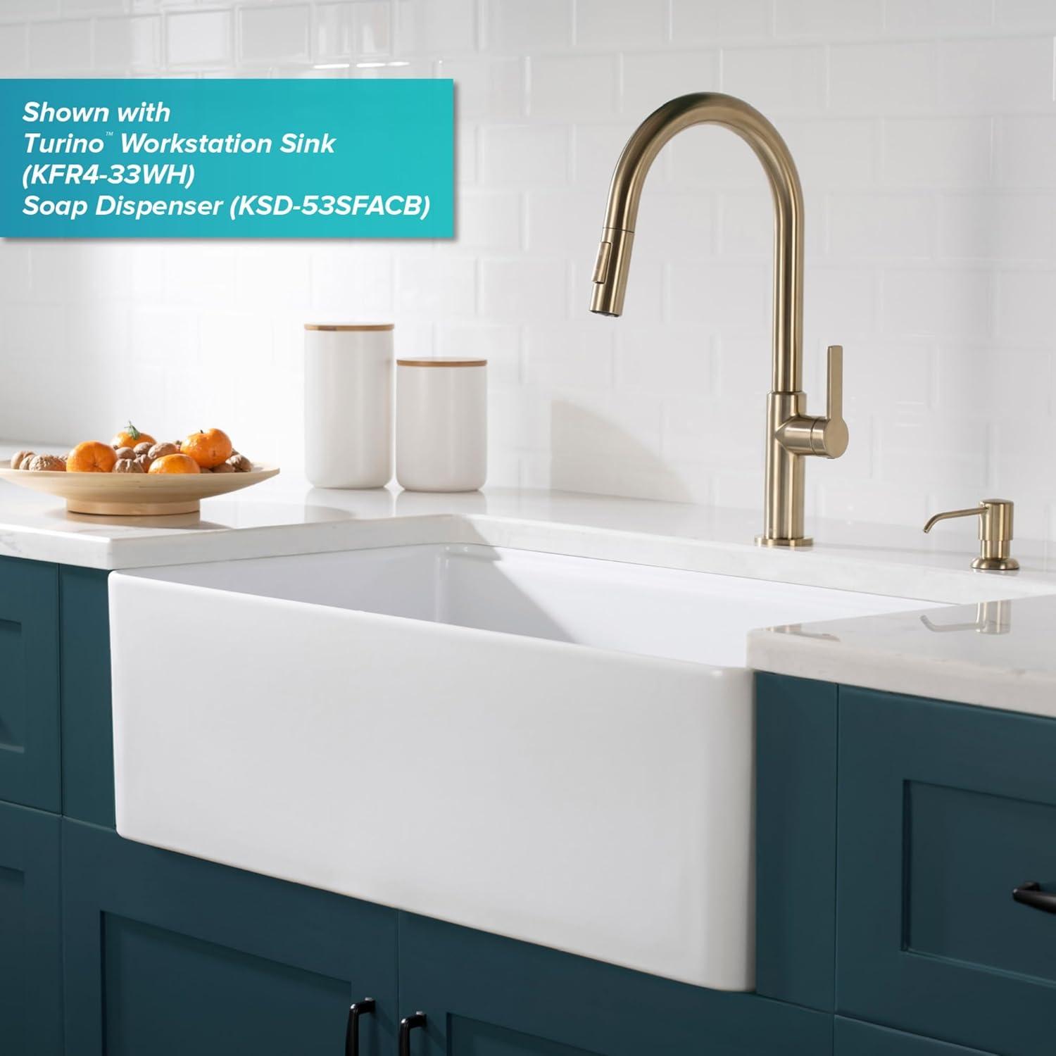 KRAUS Oletto Single Handle Pull Down Kitchen Faucet