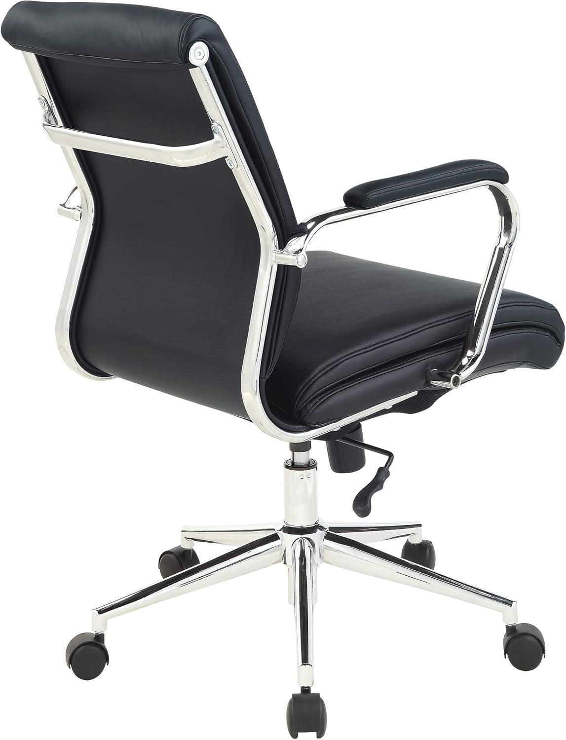 Dillon Steel High-Back Swivel Executive Chair in Black