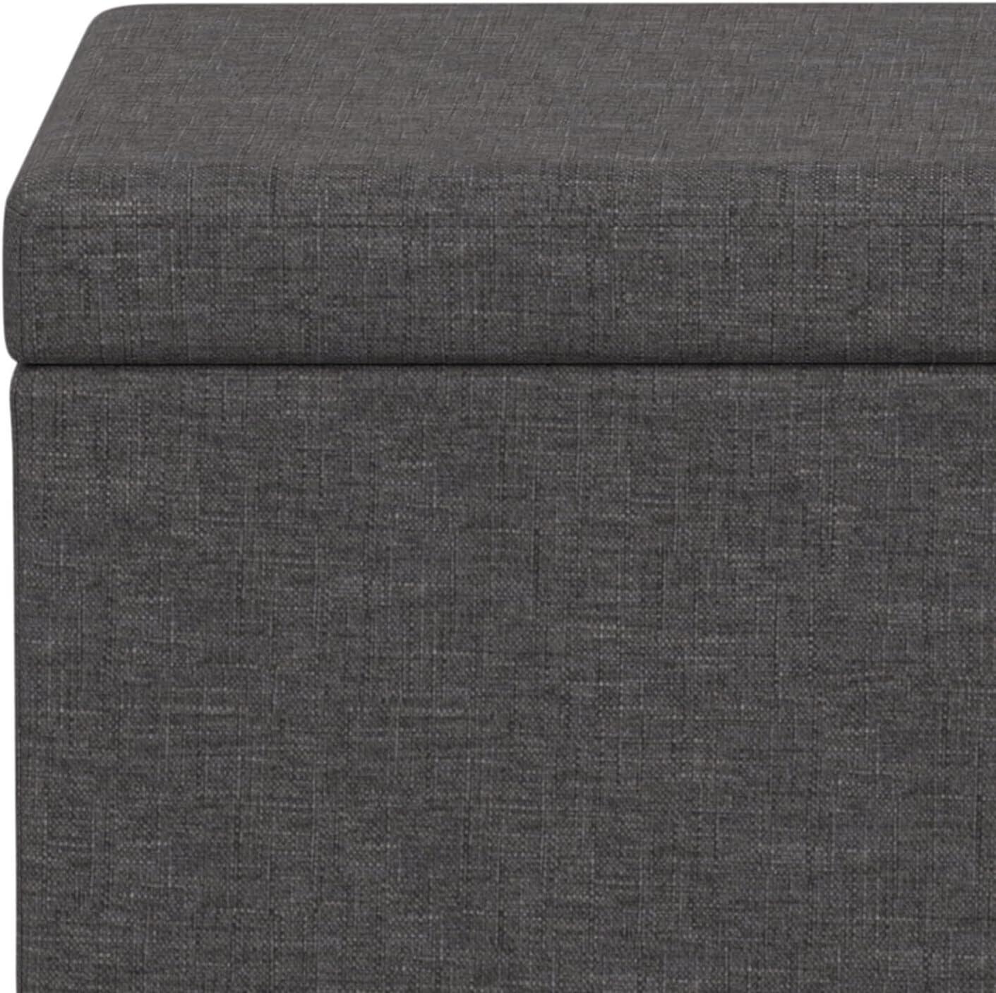 Simpli Home Avalon Storage Ottoman Bench,Assembled