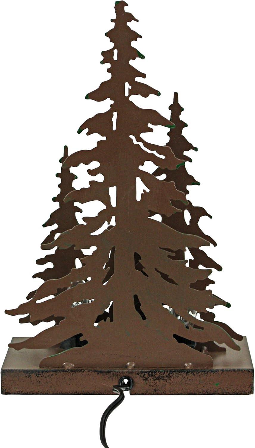 Millwood Pines Rustic Metal Rude Bigfoot In Forest Accent Lamp Decorative Sasquatch Home Decor