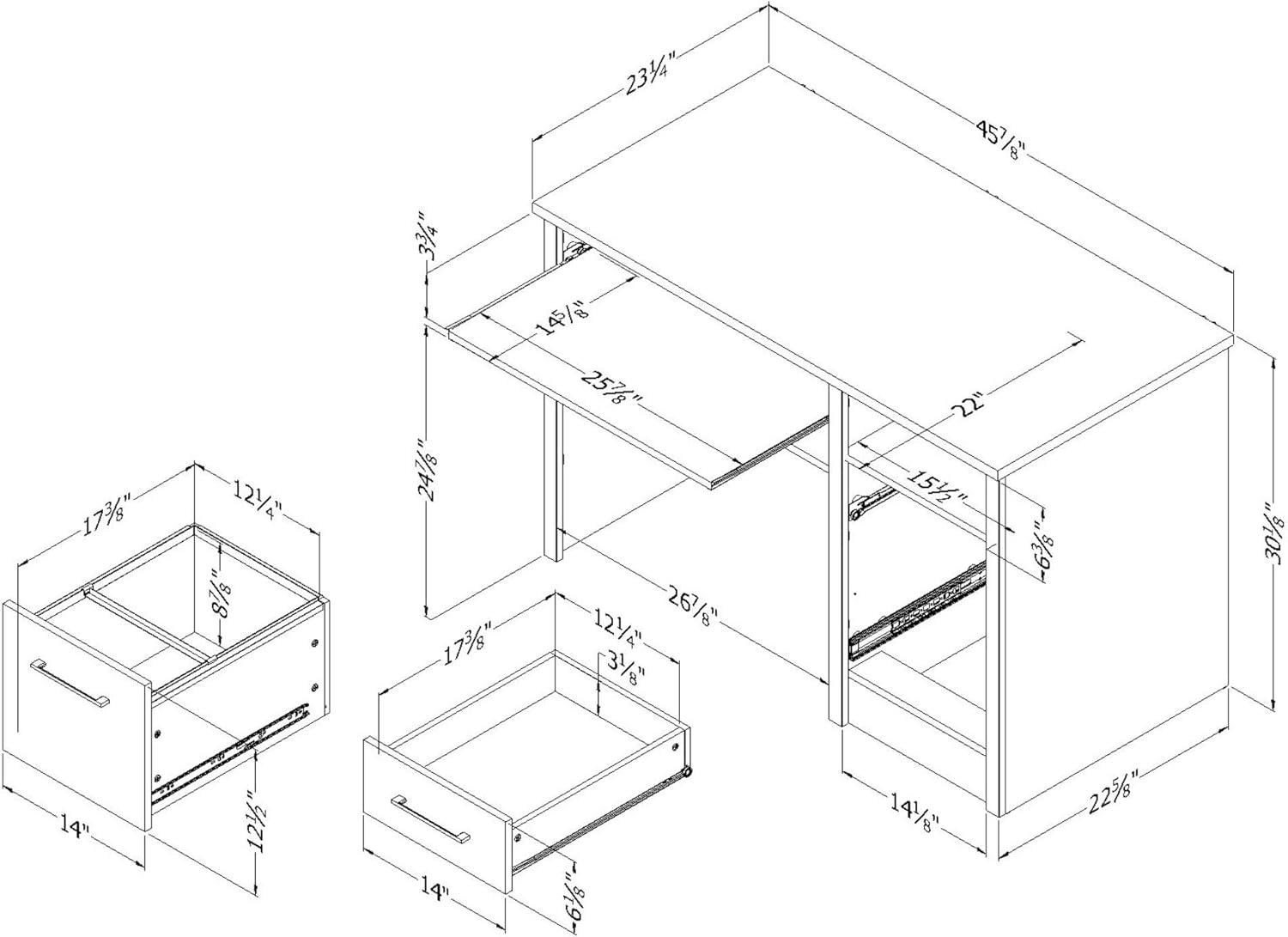 Gravity 45.88'' Desk