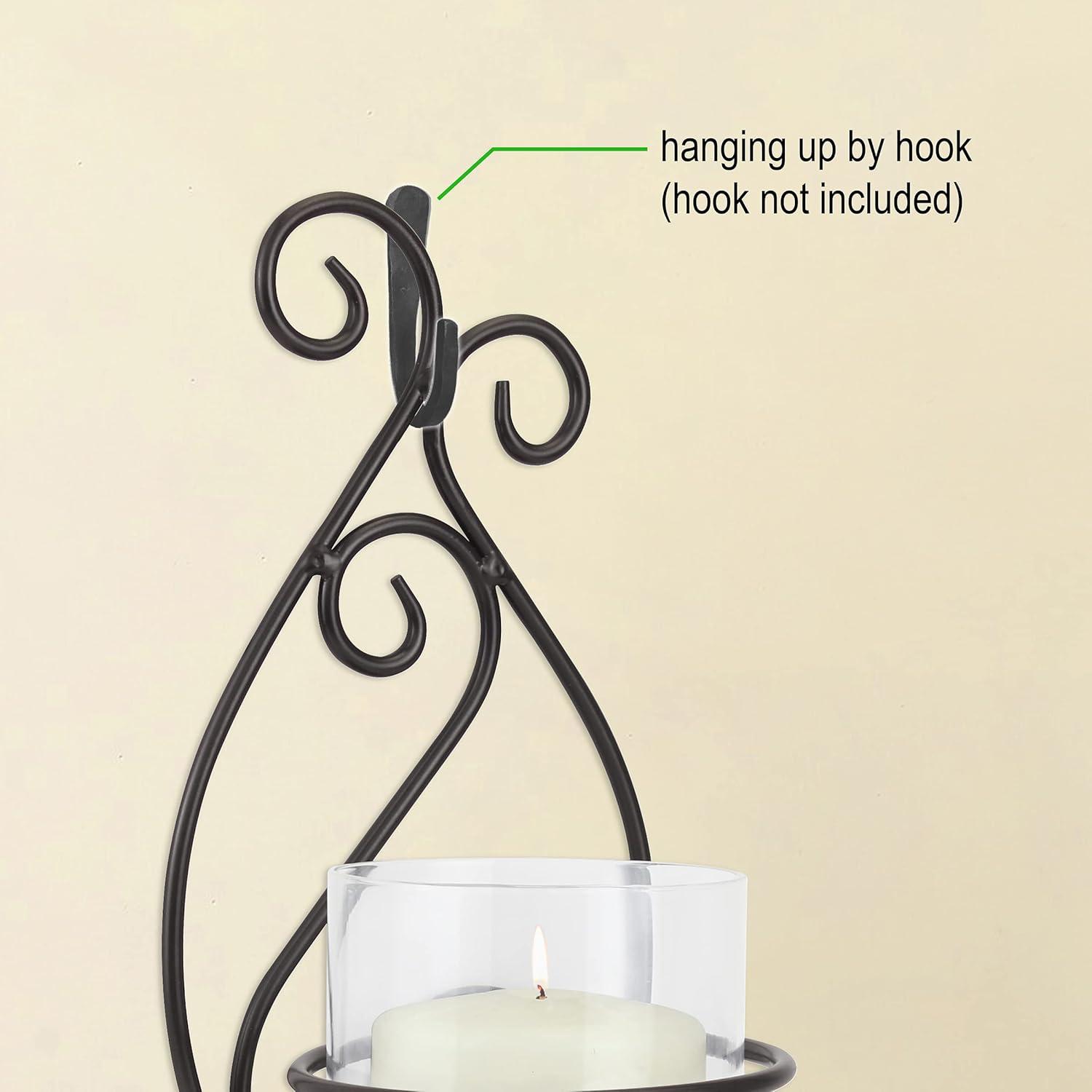 Wall Sconce Pillar Candle Holder - Stonebriar Collection
