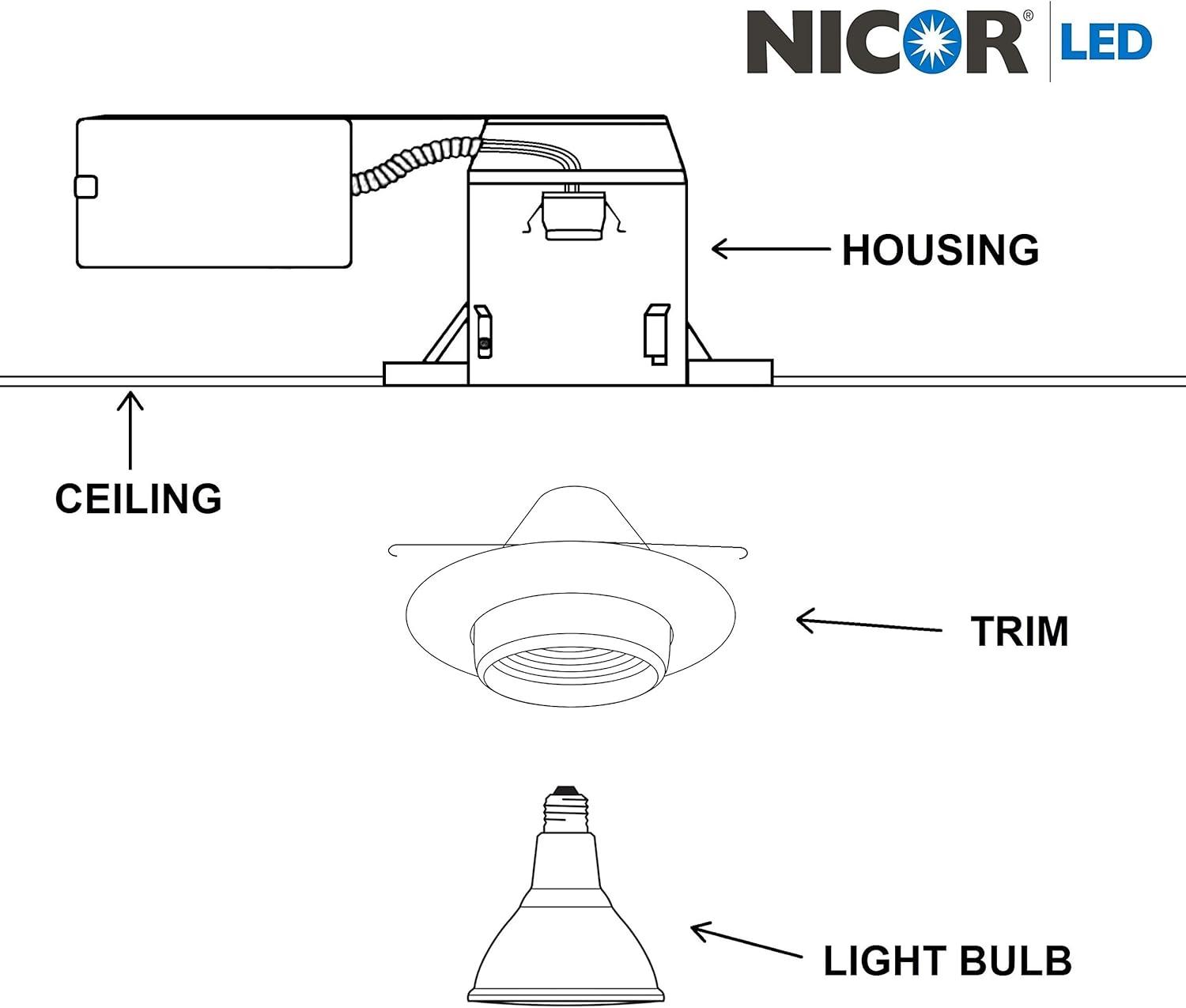 6'' Adjustable Recessed Trim