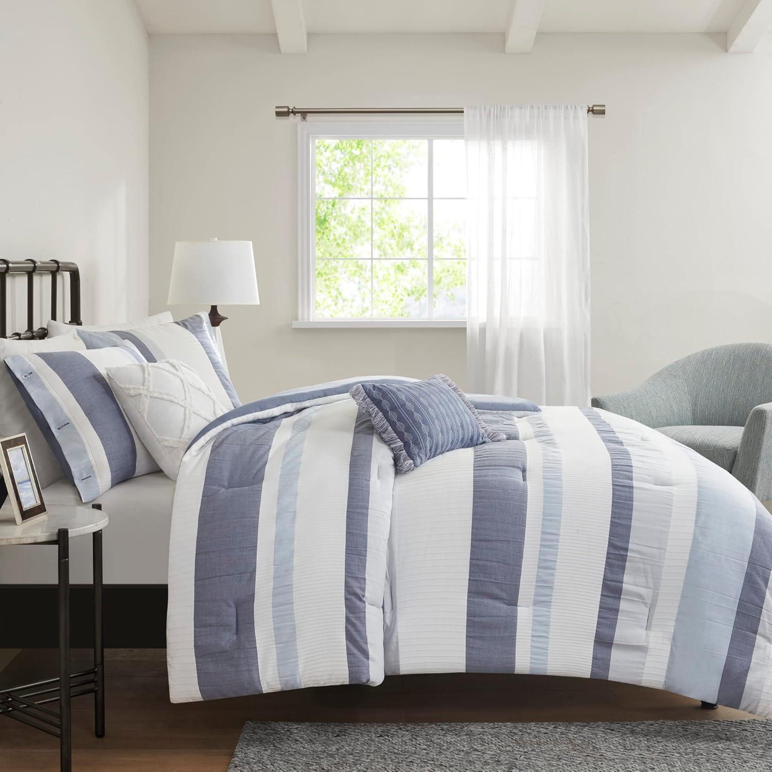 Madison Park Allegany 5 Piece Jacquard Comforter Set