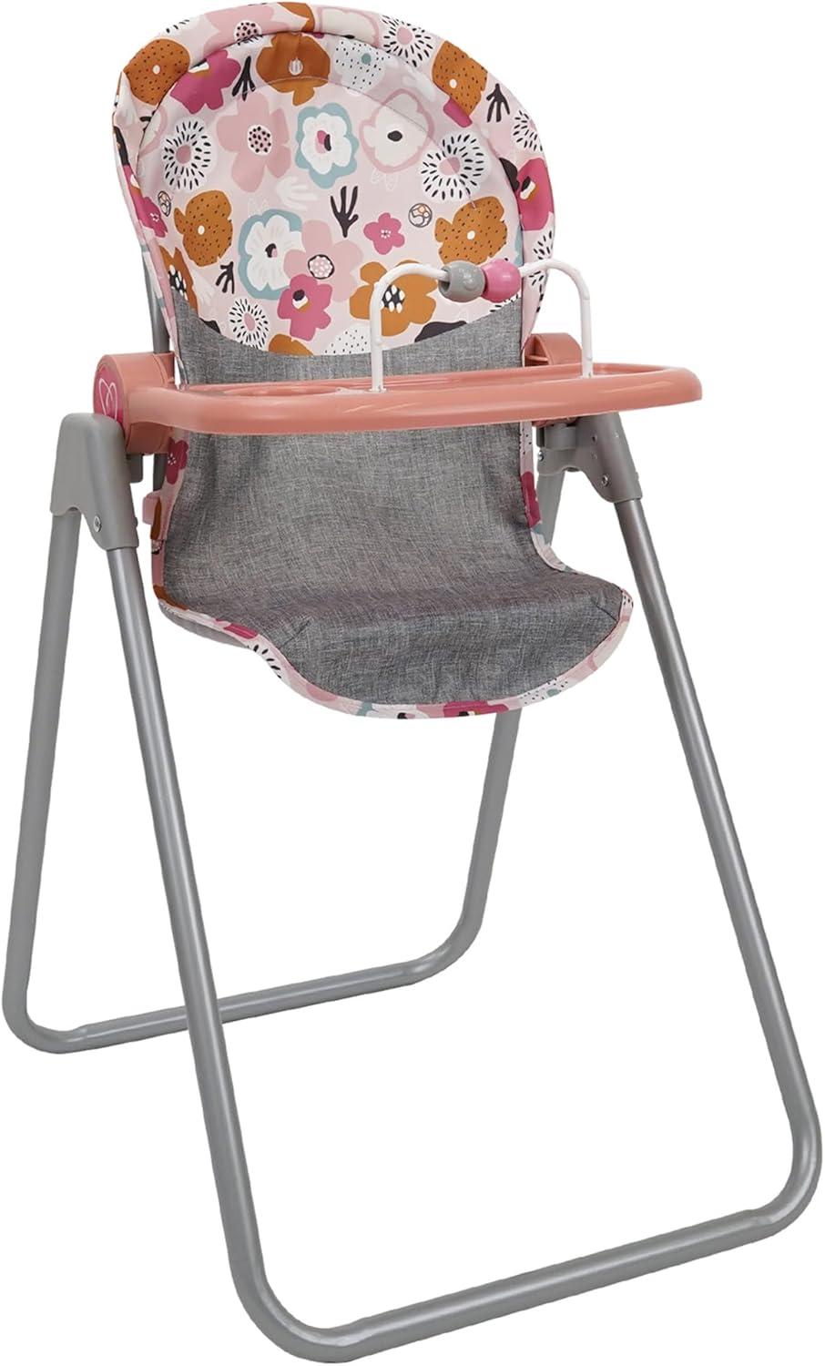 509 Crew: Melange Flora - Foodie Doll Highchair - 5pc Feeding Accessories,3+